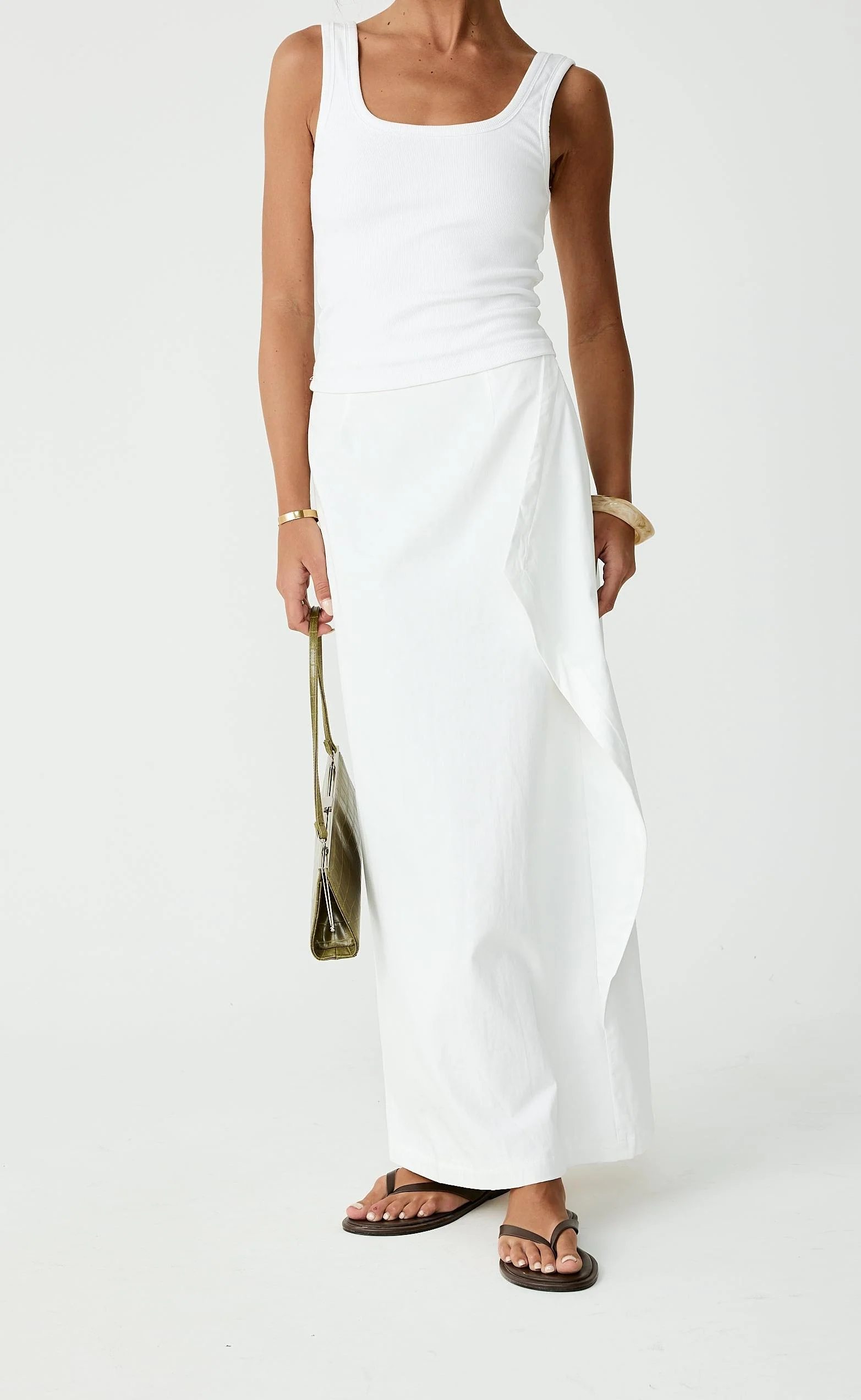 Sizzling Maxi Skirt (Off White) - Image 2