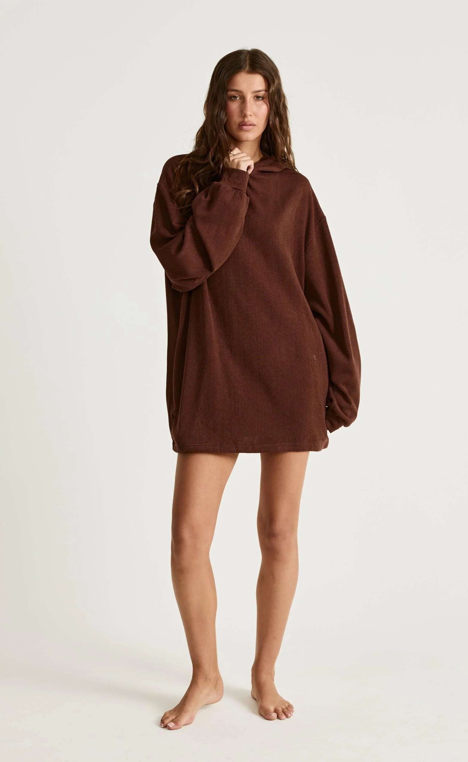 Skylar Mini Dress (Cocoa) - Image 7