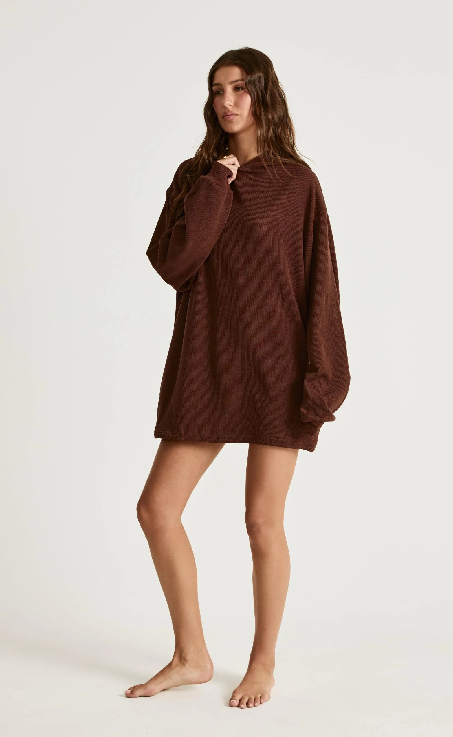 Skylar Mini Dress (Cocoa) - Image 8