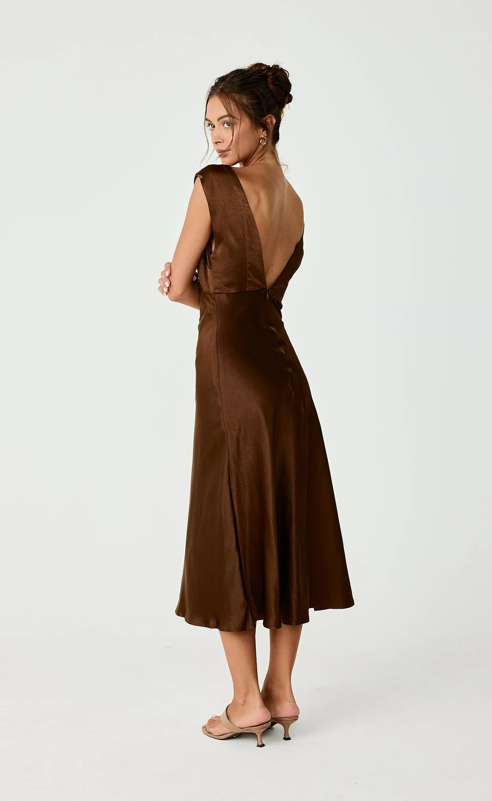Social Midi Dress (Toffee) - Image 2