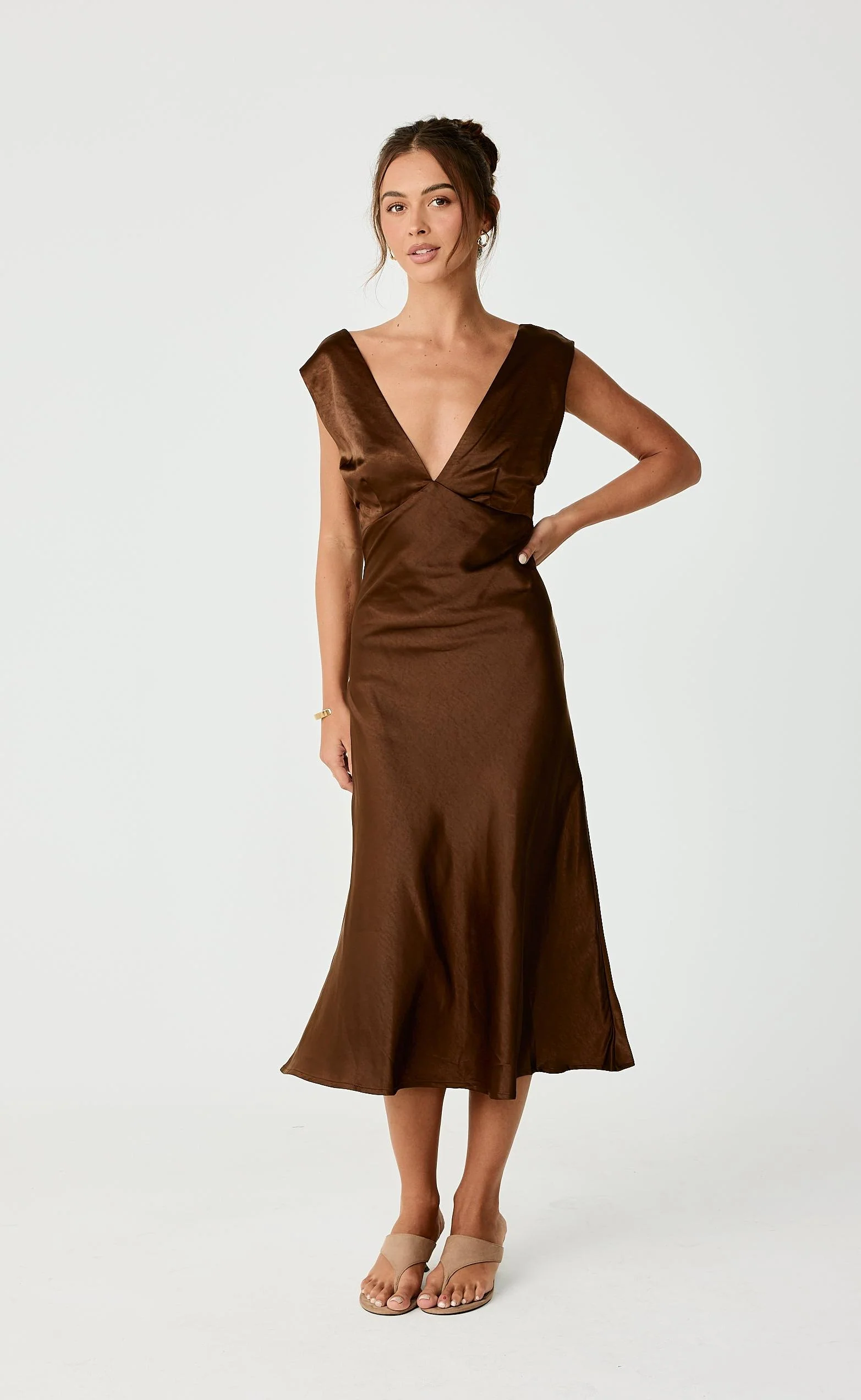 Social Midi Dress (Toffee) - Image 5