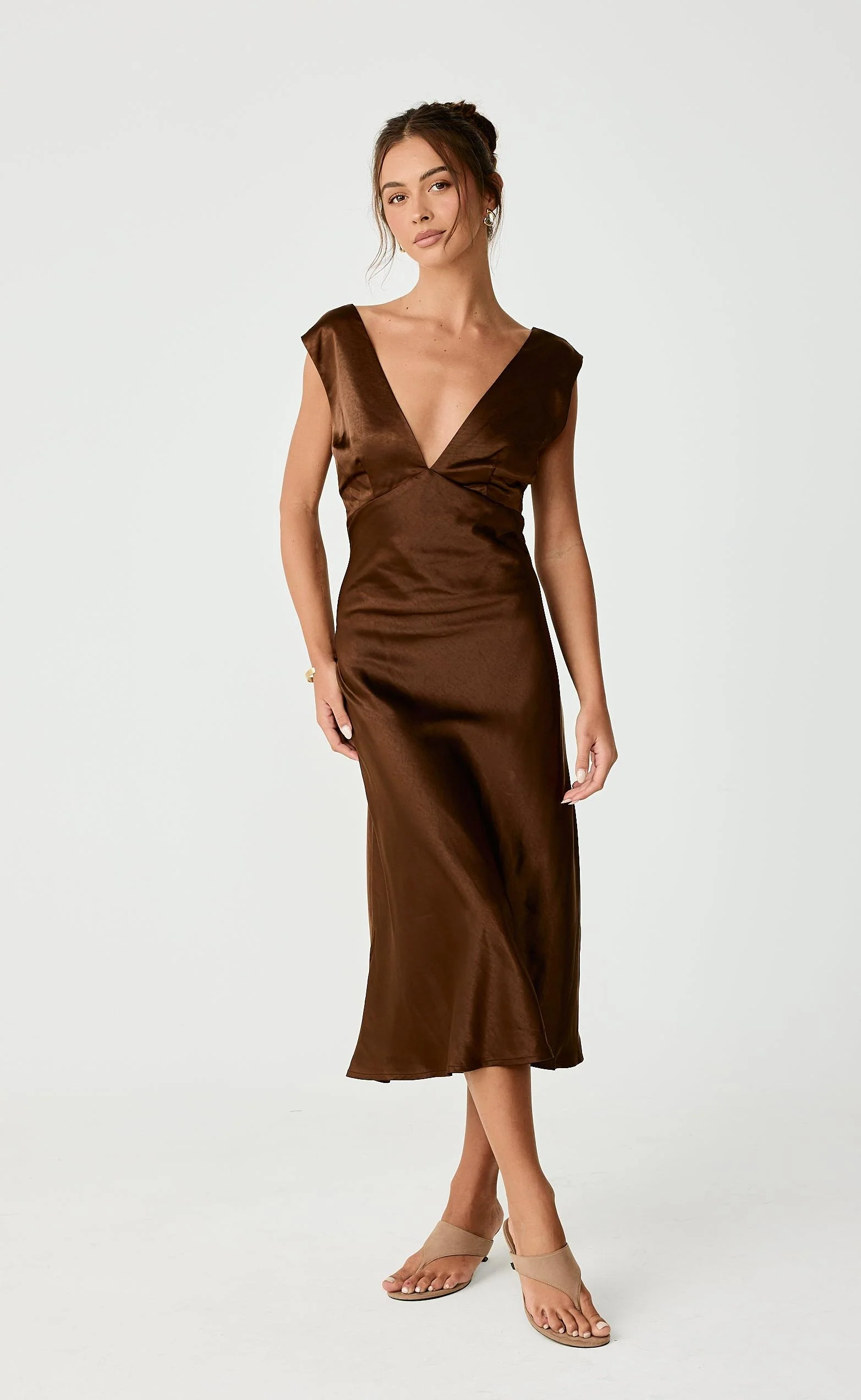 Social Midi Dress (Toffee) - Image 6