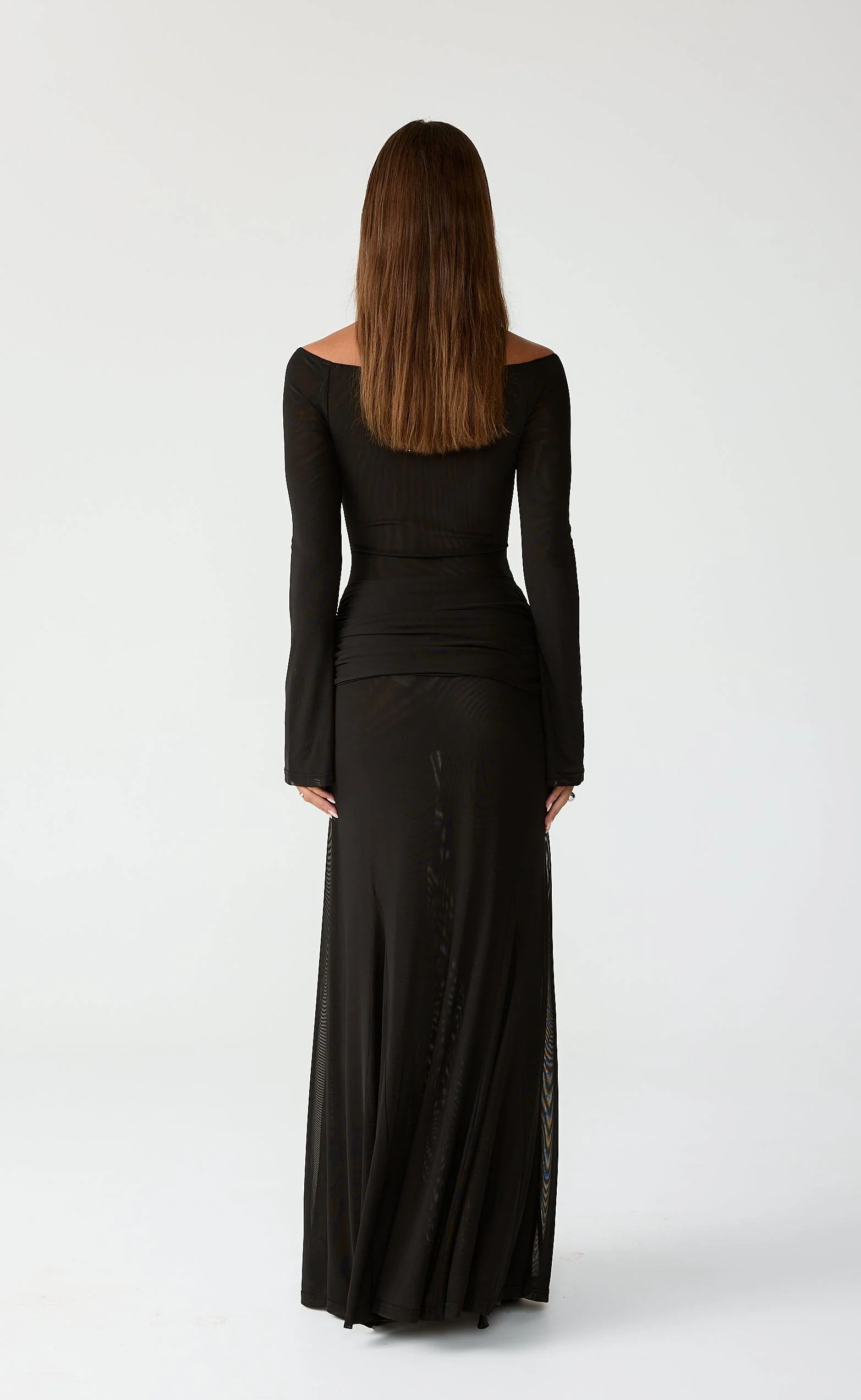 Soleil Maxi Dress (Black) - Image 5