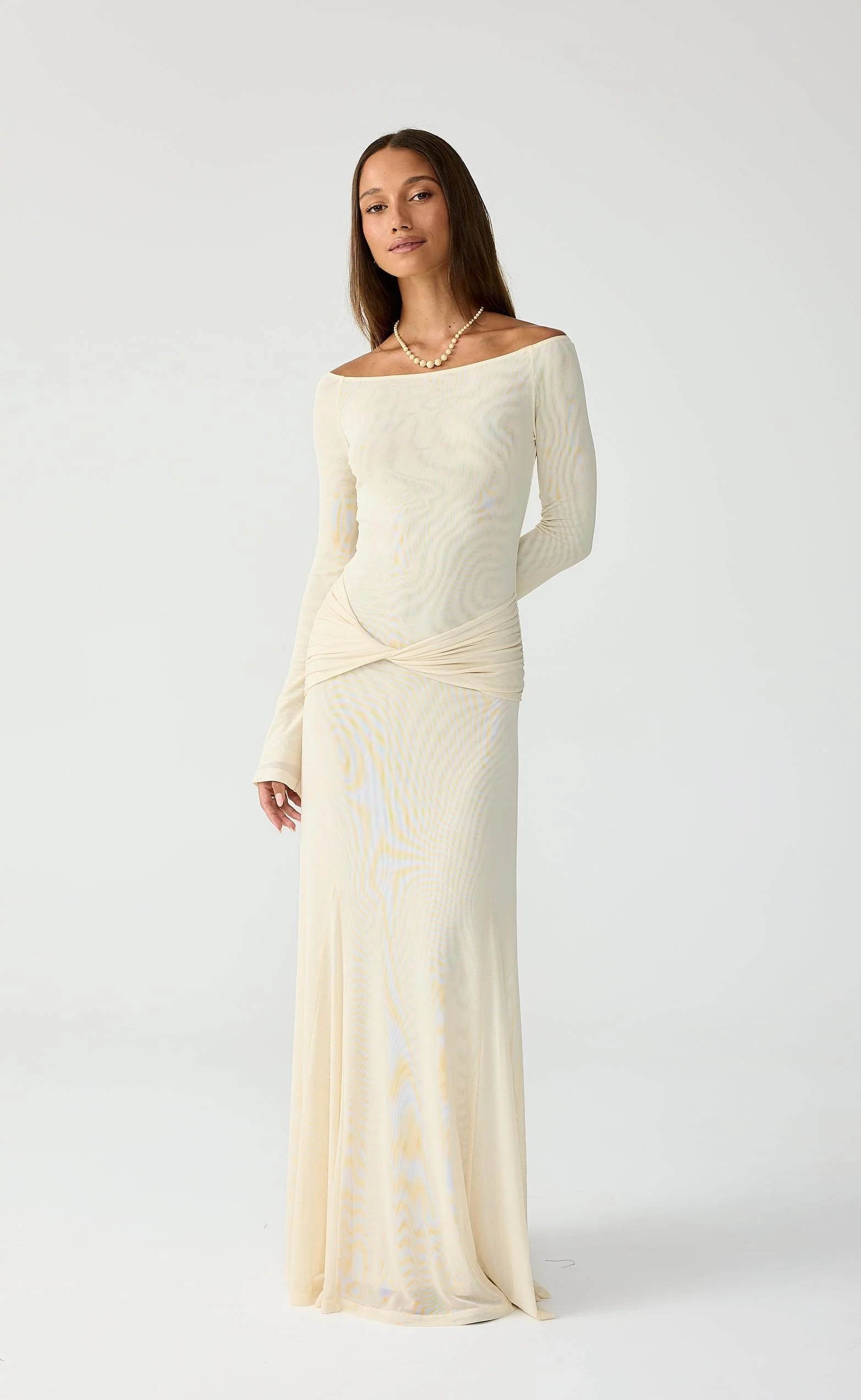 Soleil Maxi Dress (Buttermilk) - Image 3