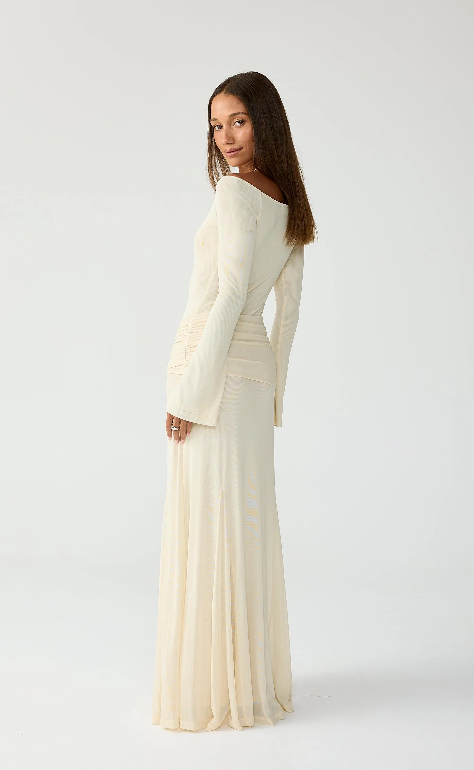 Soleil Maxi Dress (Buttermilk) - Image 5