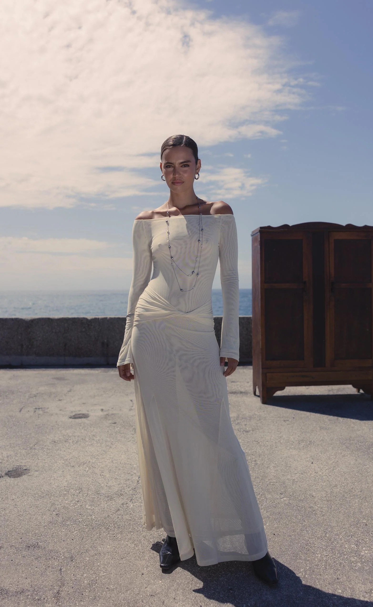 Soleil Maxi Dress (Buttermilk) - Image 8
