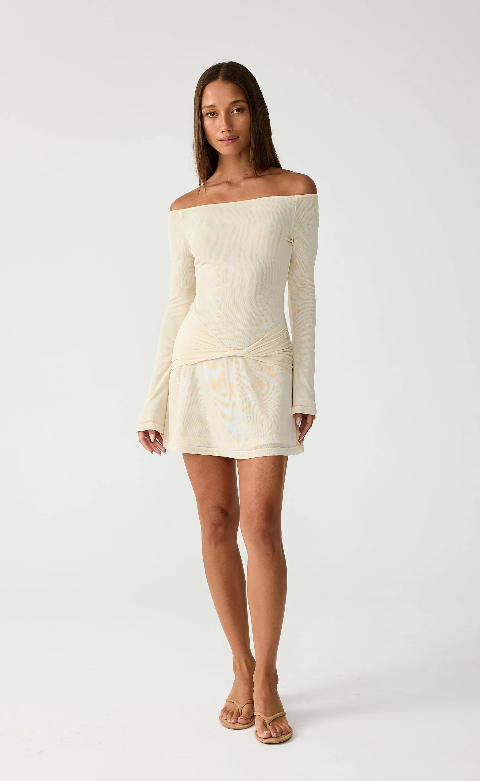 Soleil Mini Dress (Buttermilk) - Image 5