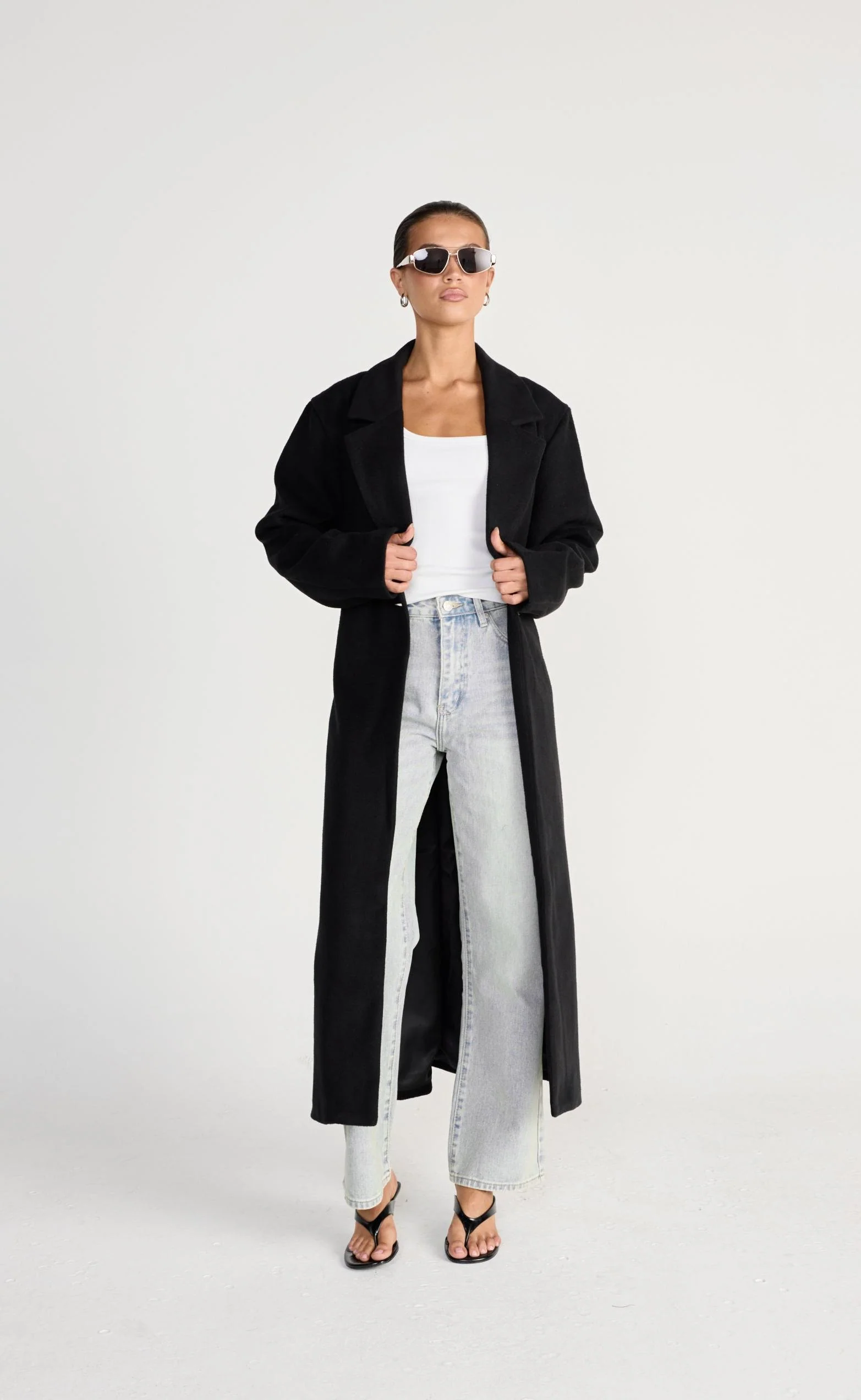 Sorrel Trench Coat (Black) - Image 10