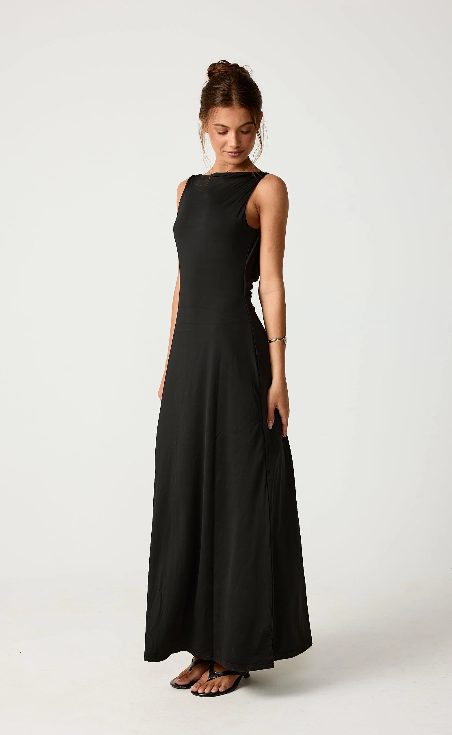 Soulmate Maxi Dress (Black) - Image 3