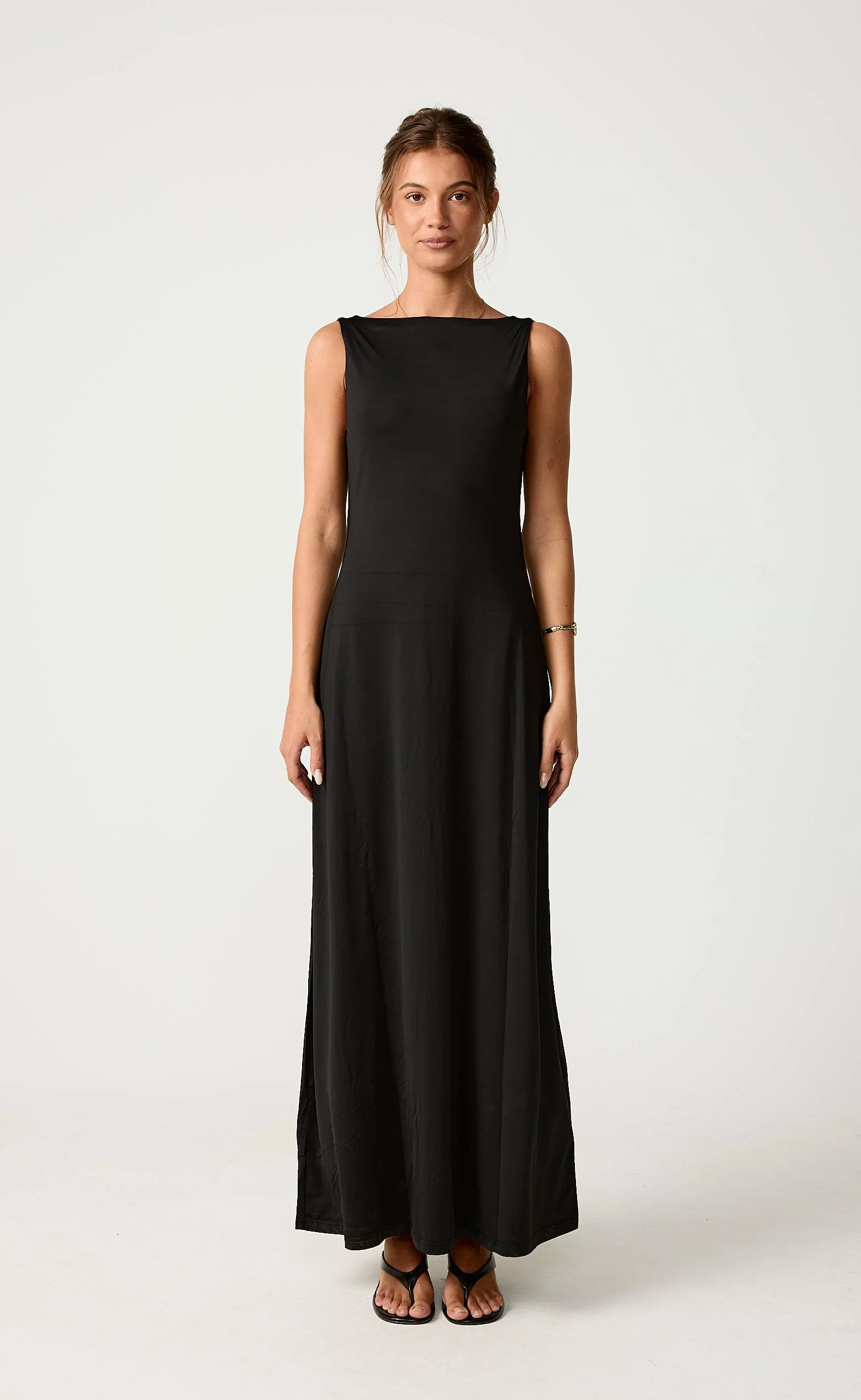 Soulmate Maxi Dress (Black) - Image 6