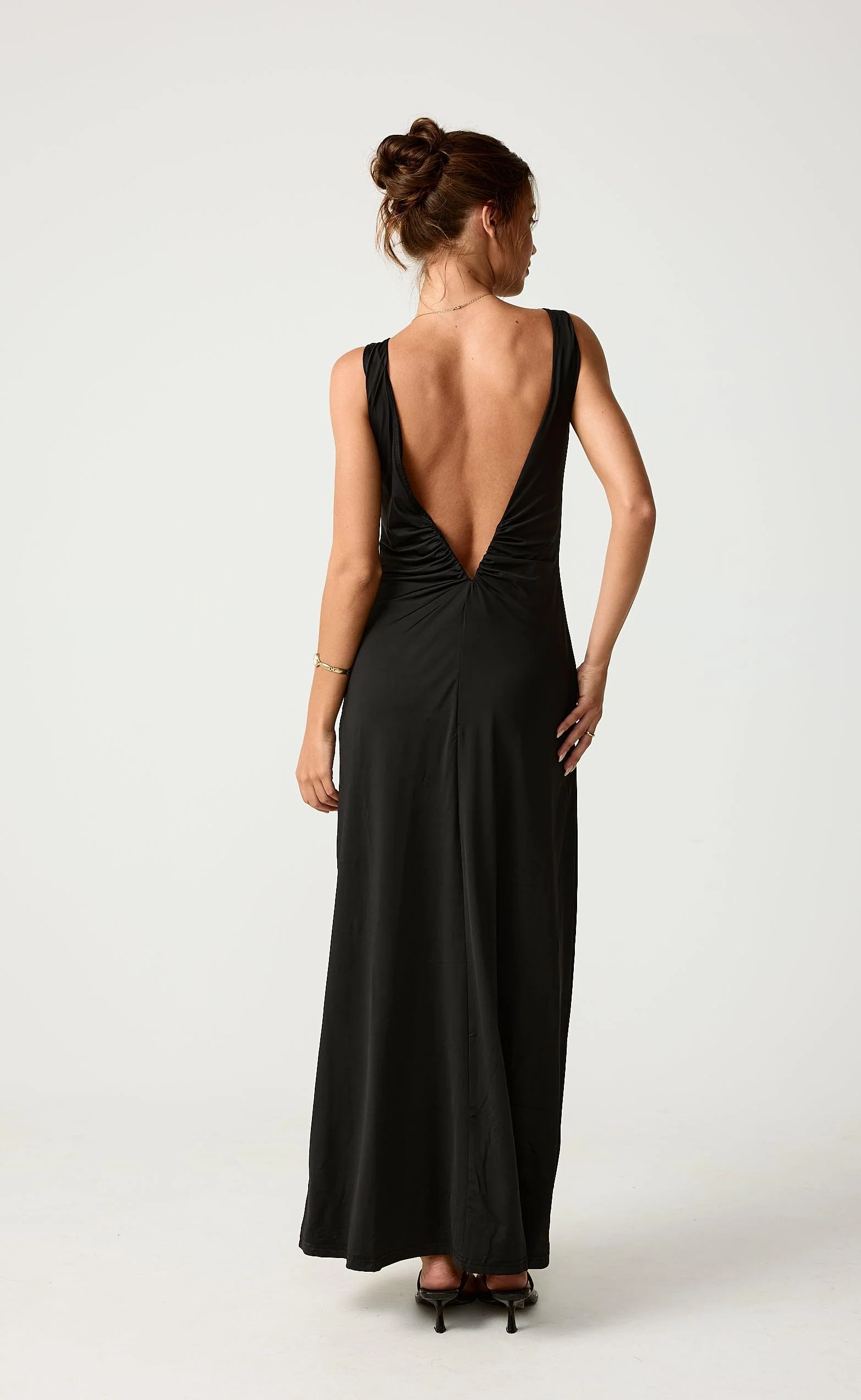 Soulmate Maxi Dress (Black) - Image 7