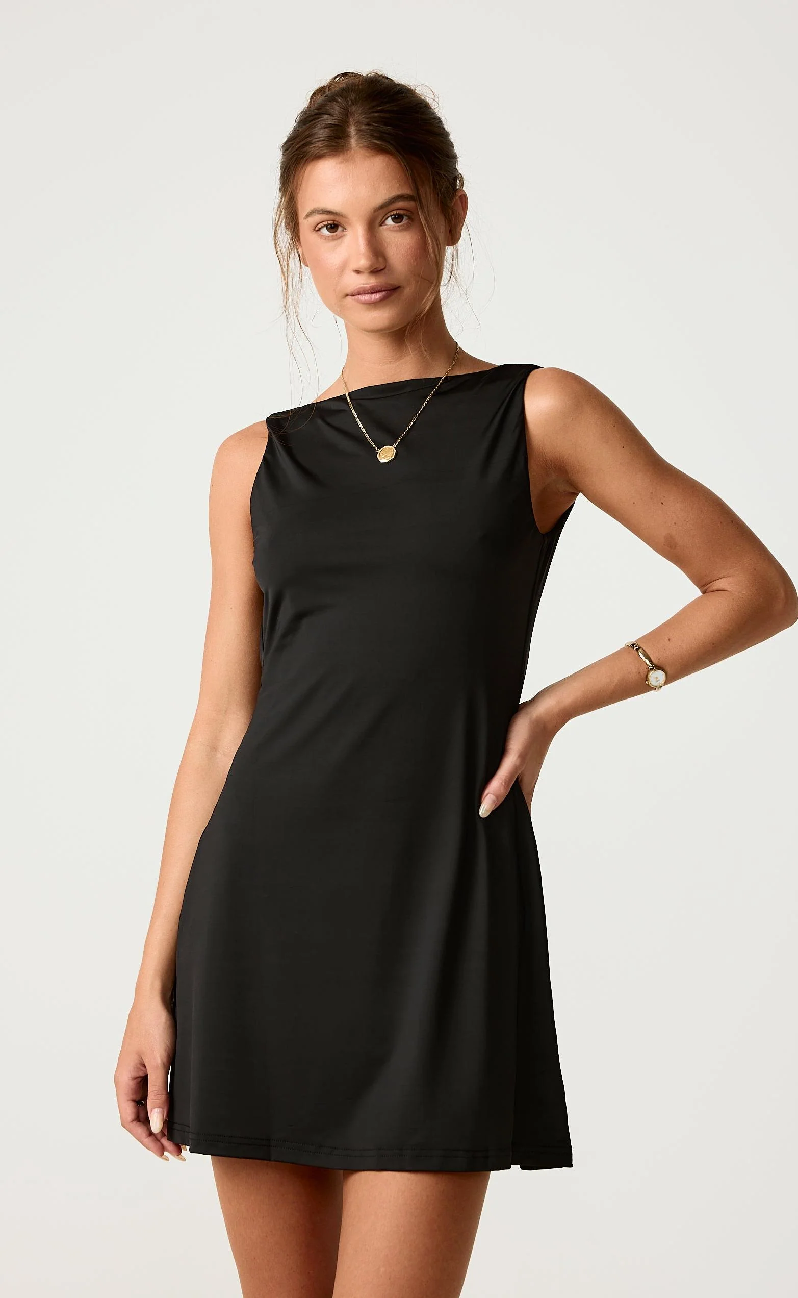 Soulmate Mini Dress (Black) - Image 6