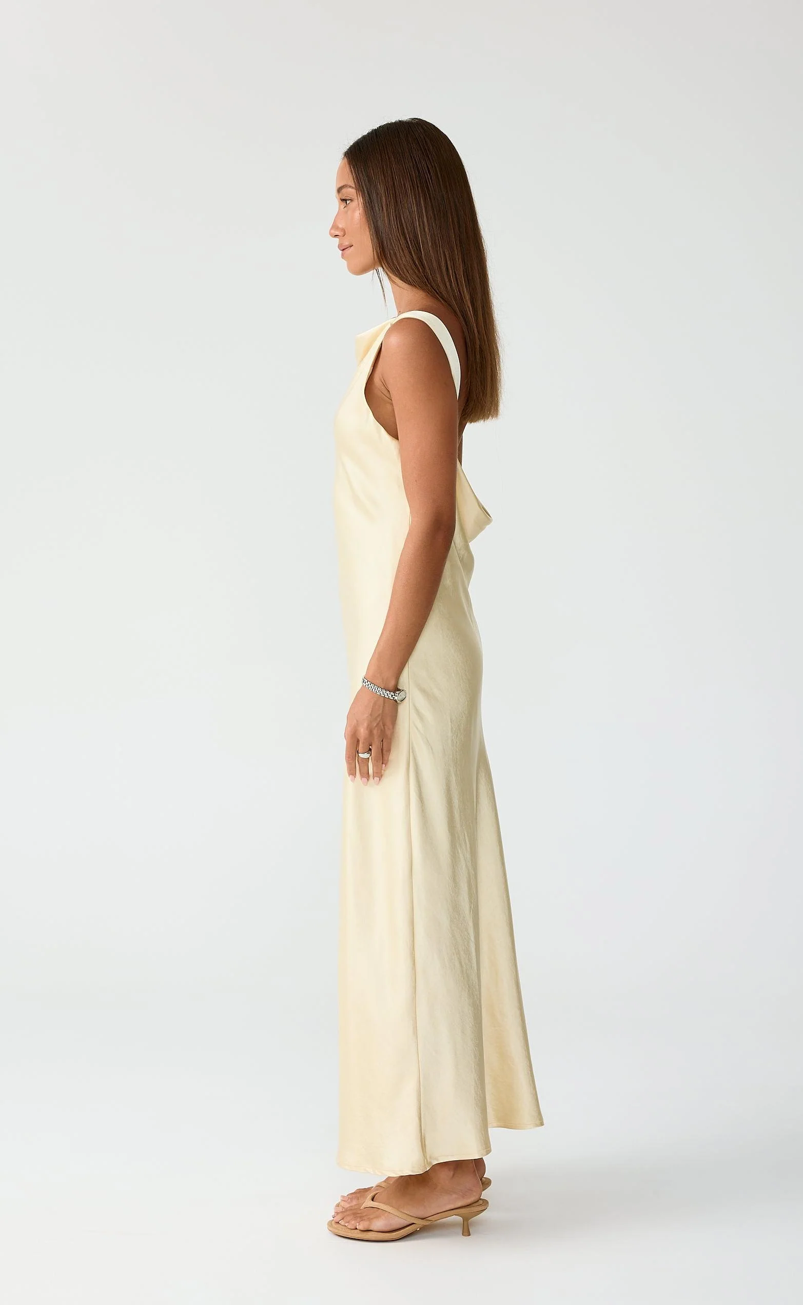 Springtime Maxi Dress (Lemon) - Image 4