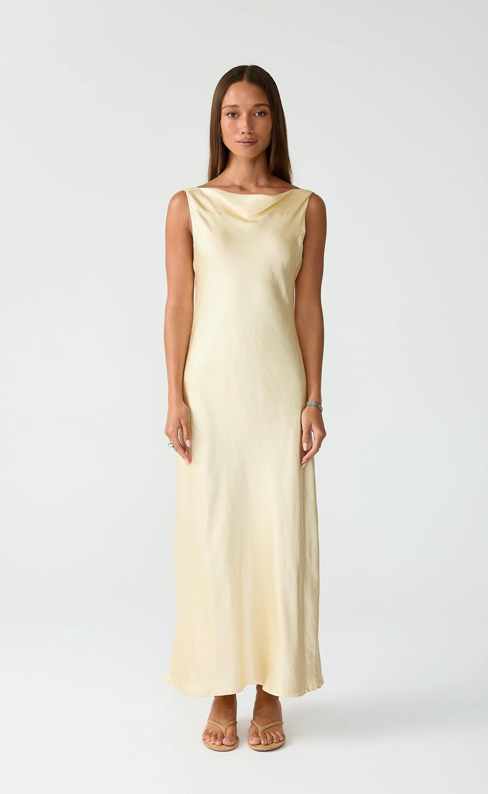 Springtime Maxi Dress (Lemon) - Image 5