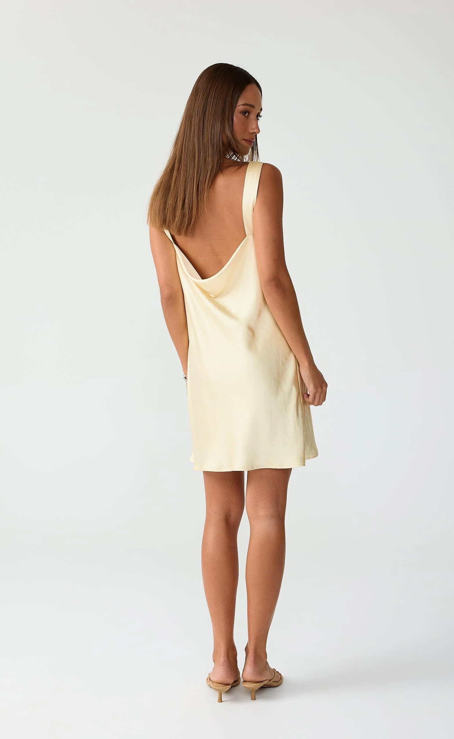 Springtime Mini Dress (Lemon) - Image 2