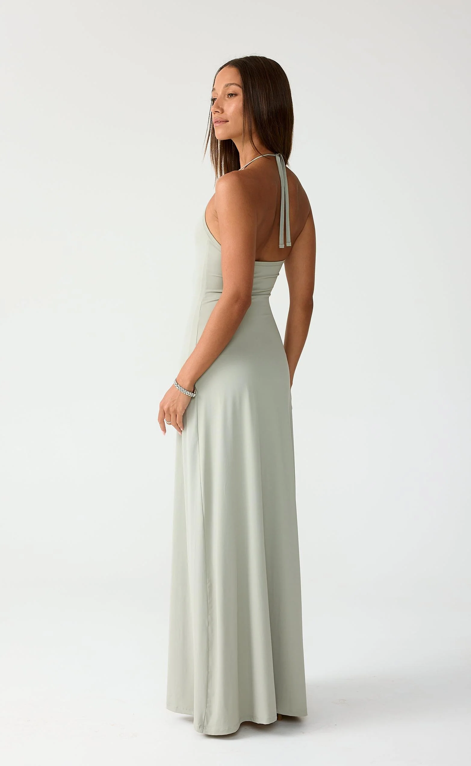 Stevie Maxi Dress (Light Smoke) - Image 2