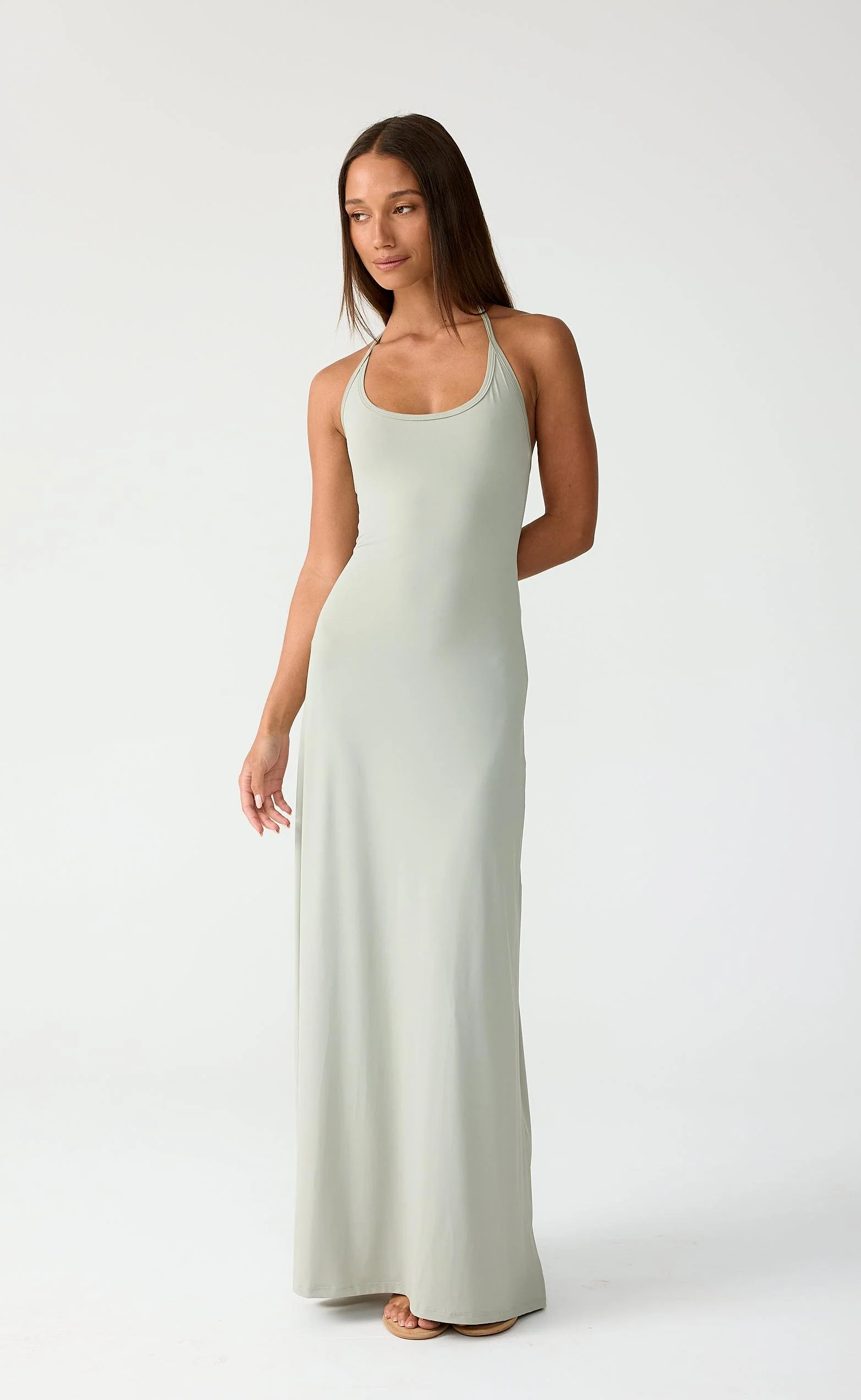 Stevie Maxi Dress (Light Smoke) - Image 5