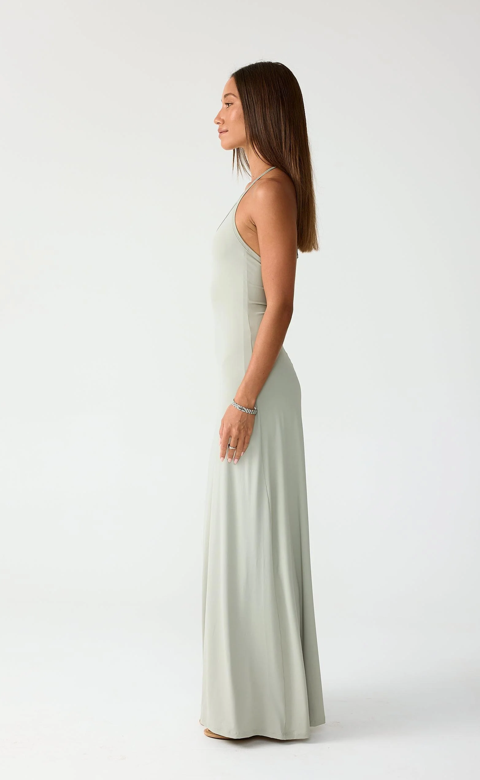 Stevie Maxi Dress (Light Smoke) - Image 7