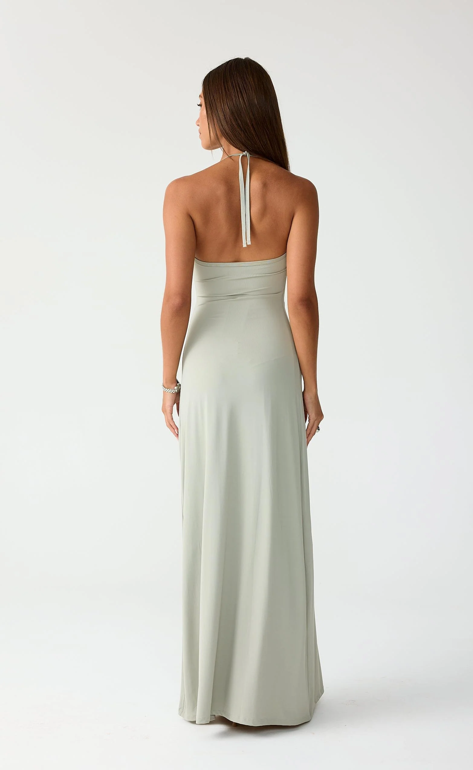 Stevie Maxi Dress (Light Smoke) - Image 8