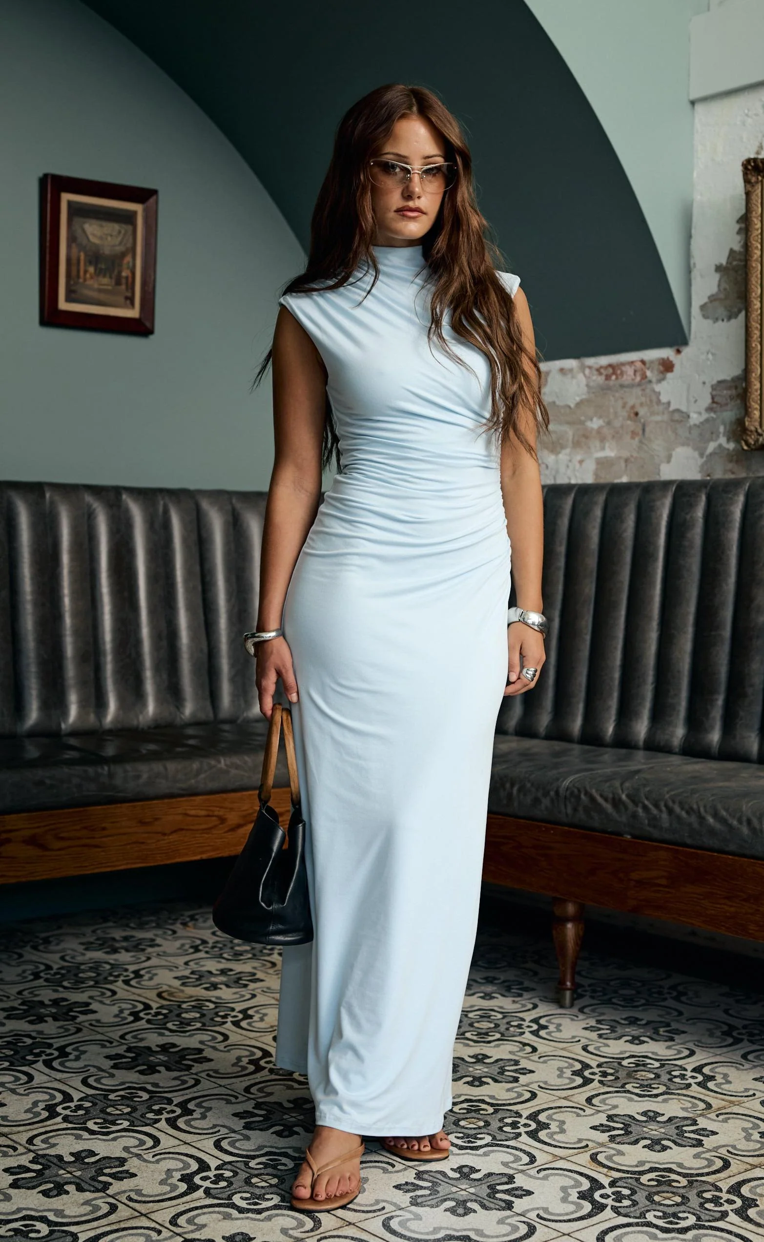 Stolen Maxi Dress (Ice Blue) - Image 8