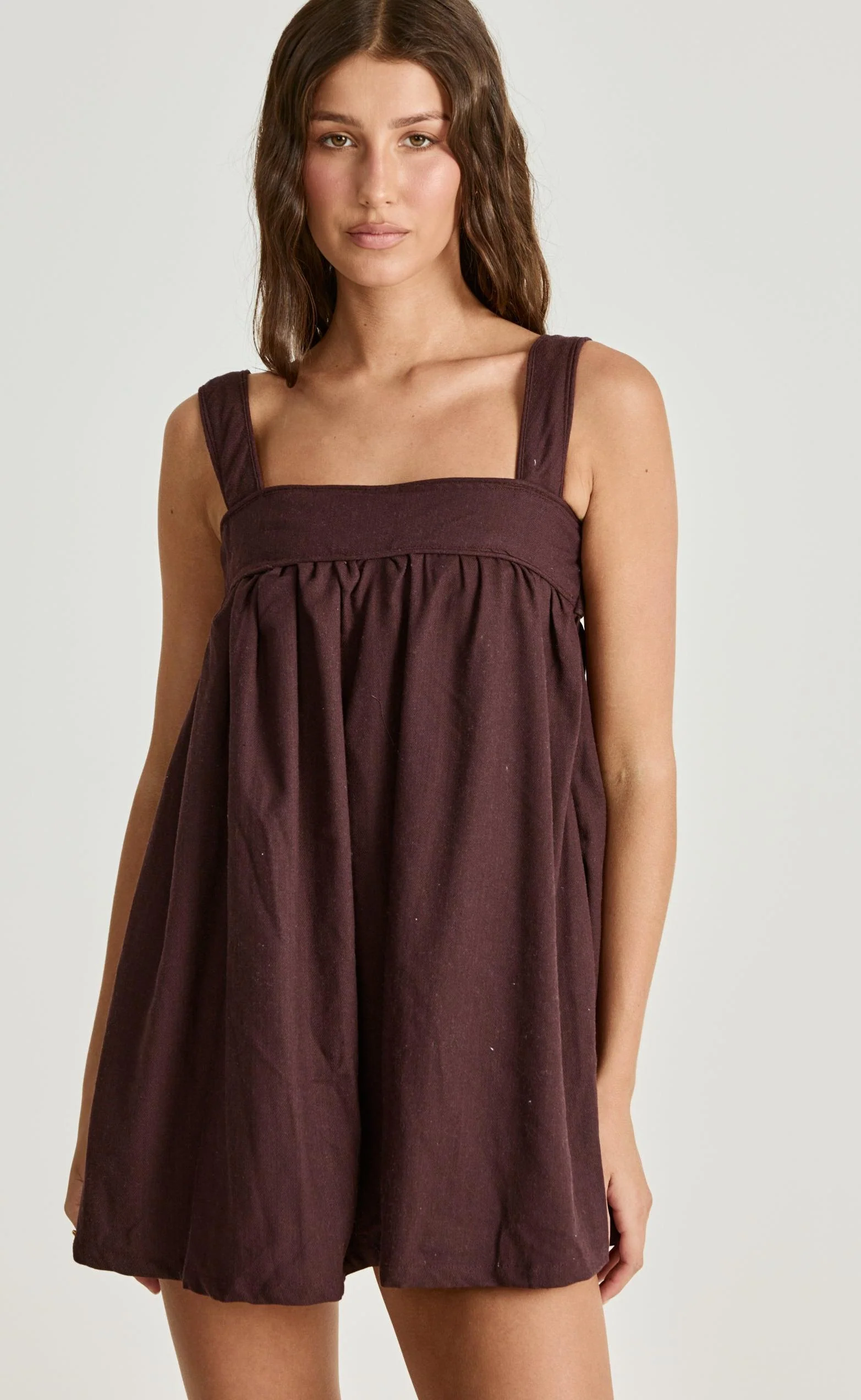 Sutton Mini Dress (Dark Mahogany) - Image 7