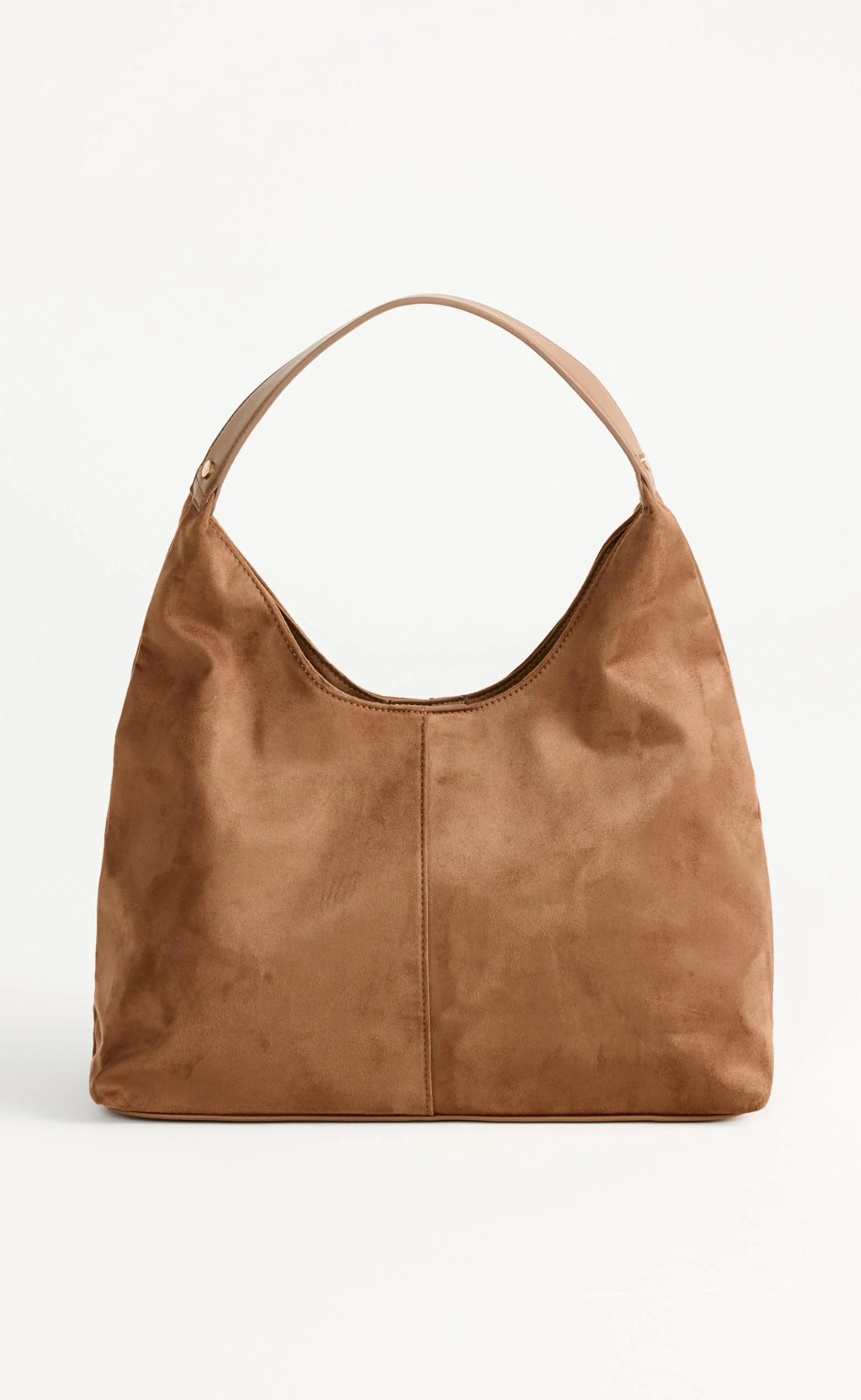 Tammy Shoulder Bag (Dark Tan Suede) - By Billini - Image 5