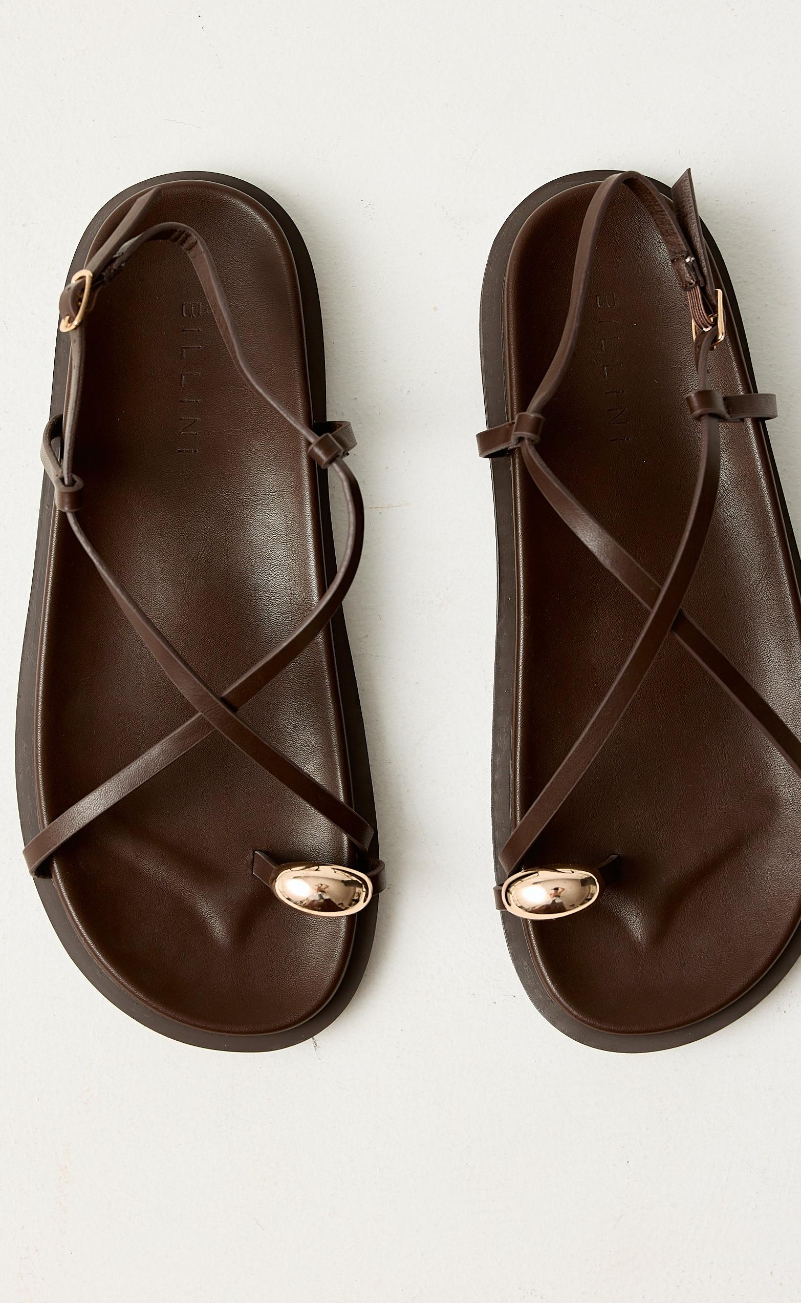 Tawny Sandals (Chocolate) - By Billini - Image 5