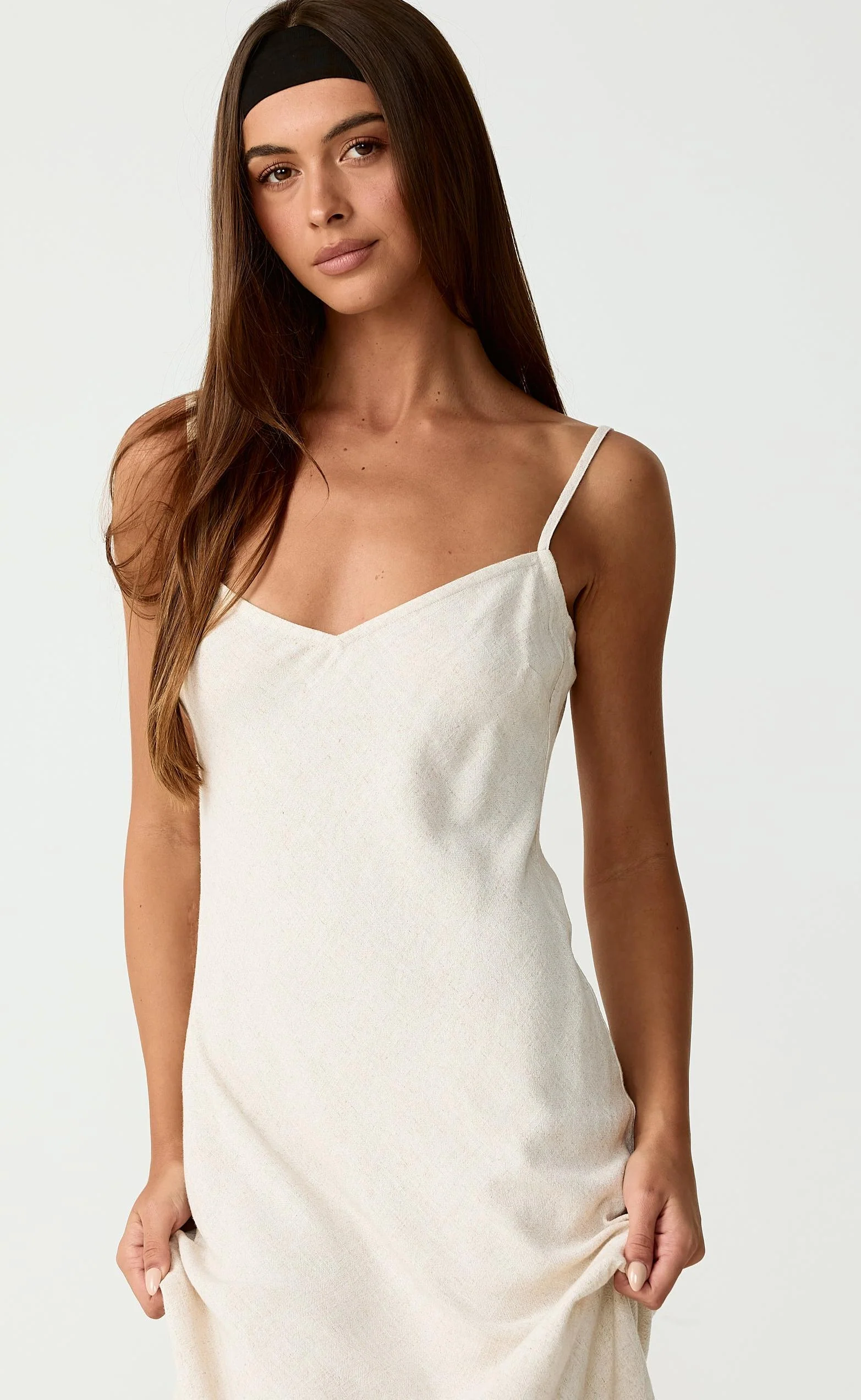Thea Maxi Dress (Natural) - Image 2