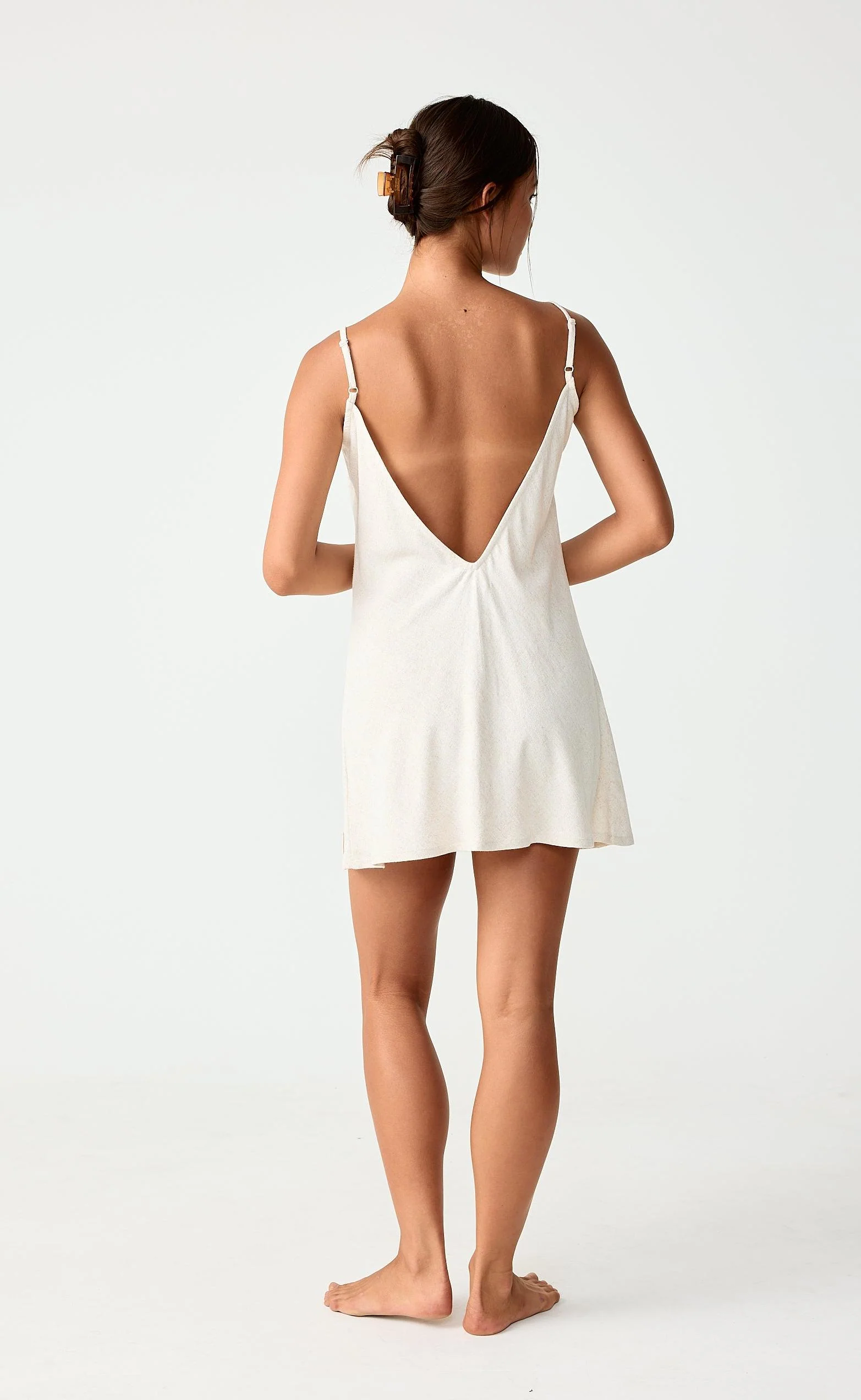 Thea Mini Dress (Natural) - Image 2