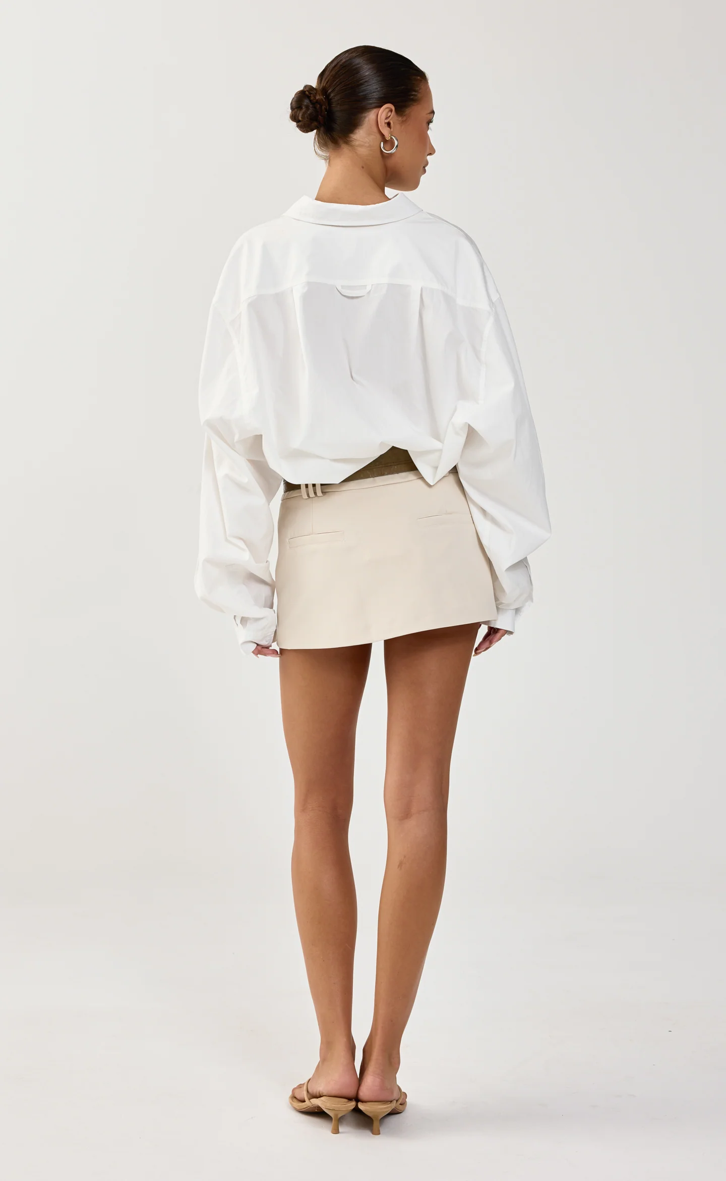 Tide Mini Skirt (Oat) - Image 3