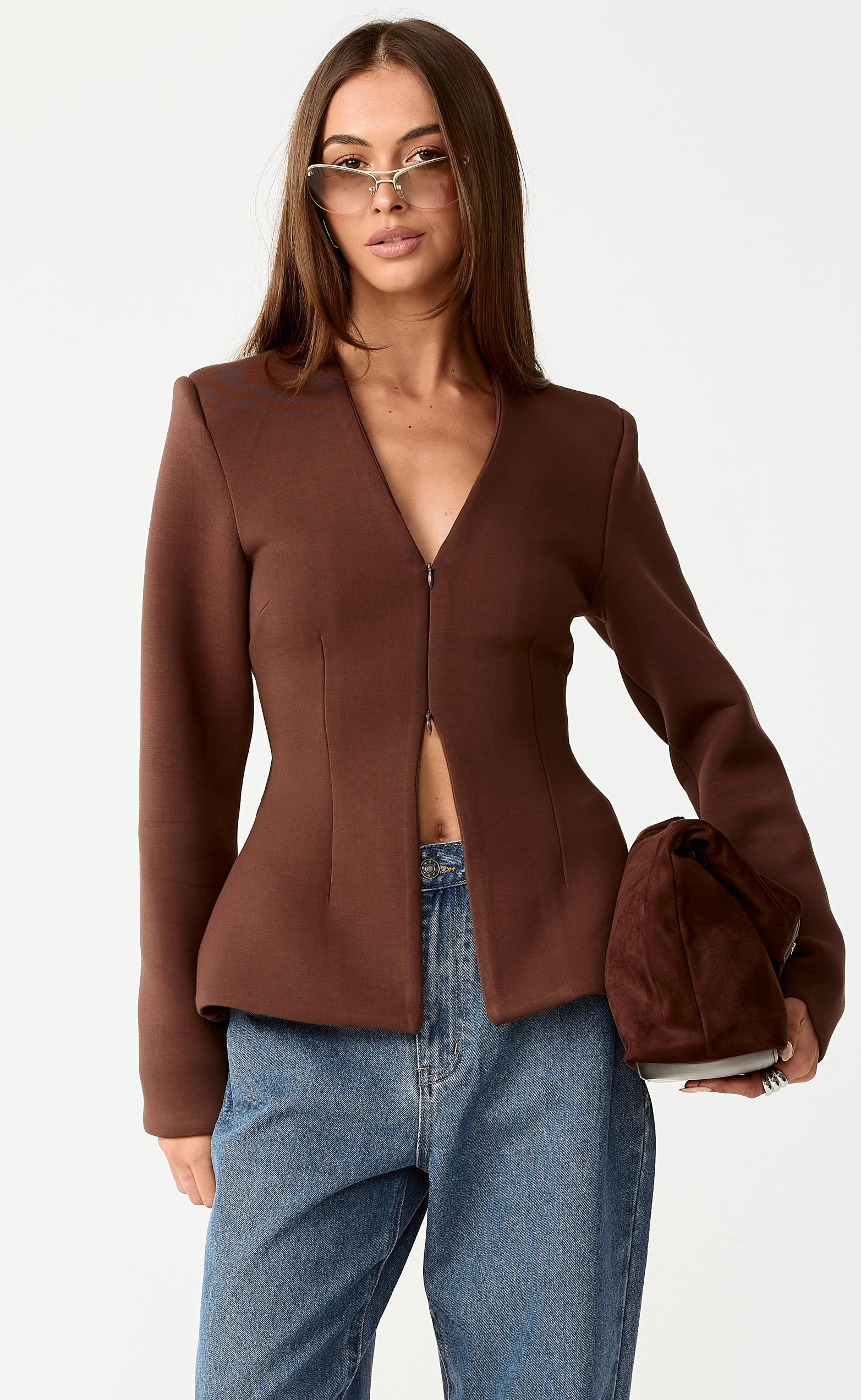 Times Square Blazer (Chocolate) - Image 7
