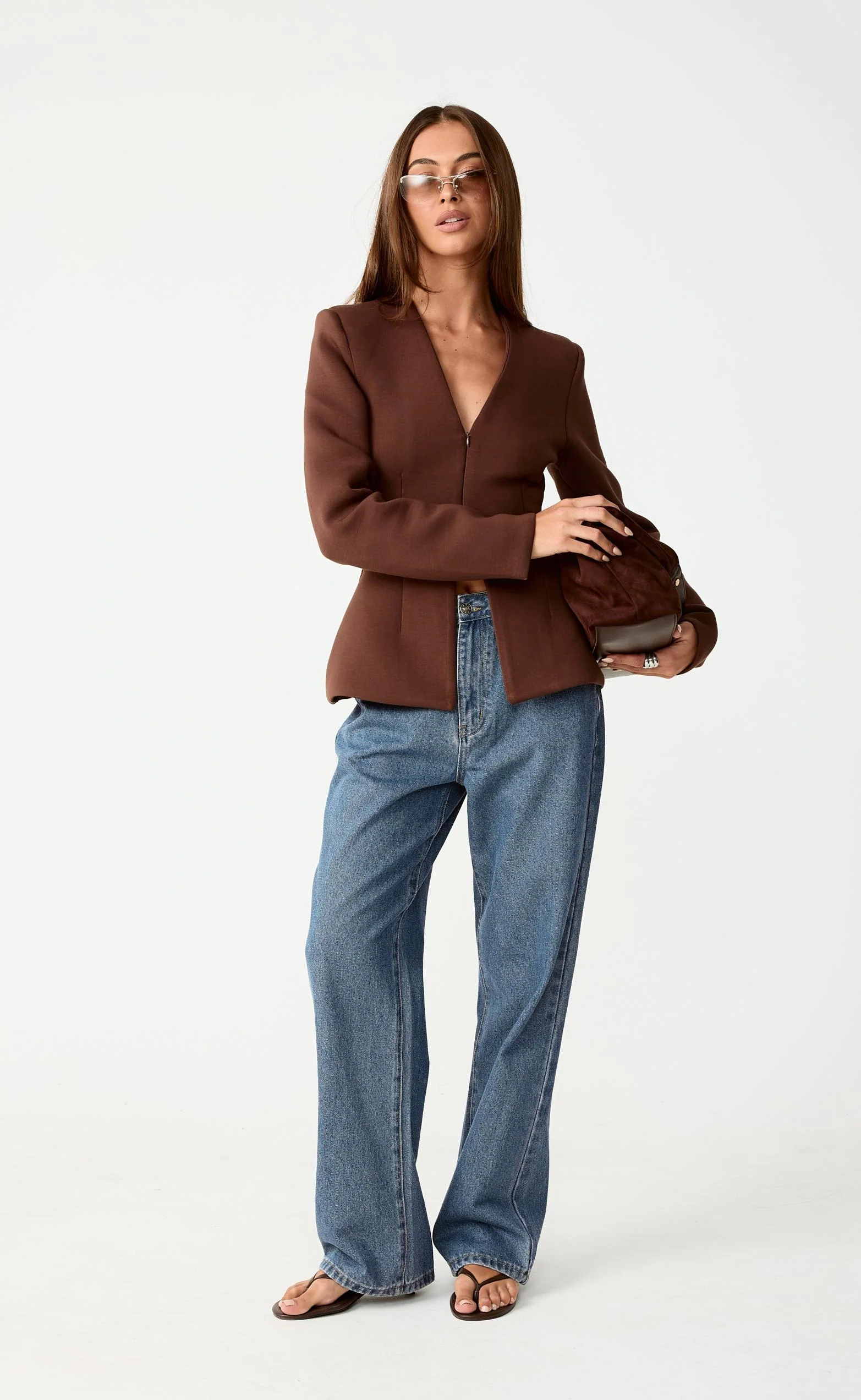 Times Square Blazer (Chocolate) - Image 8