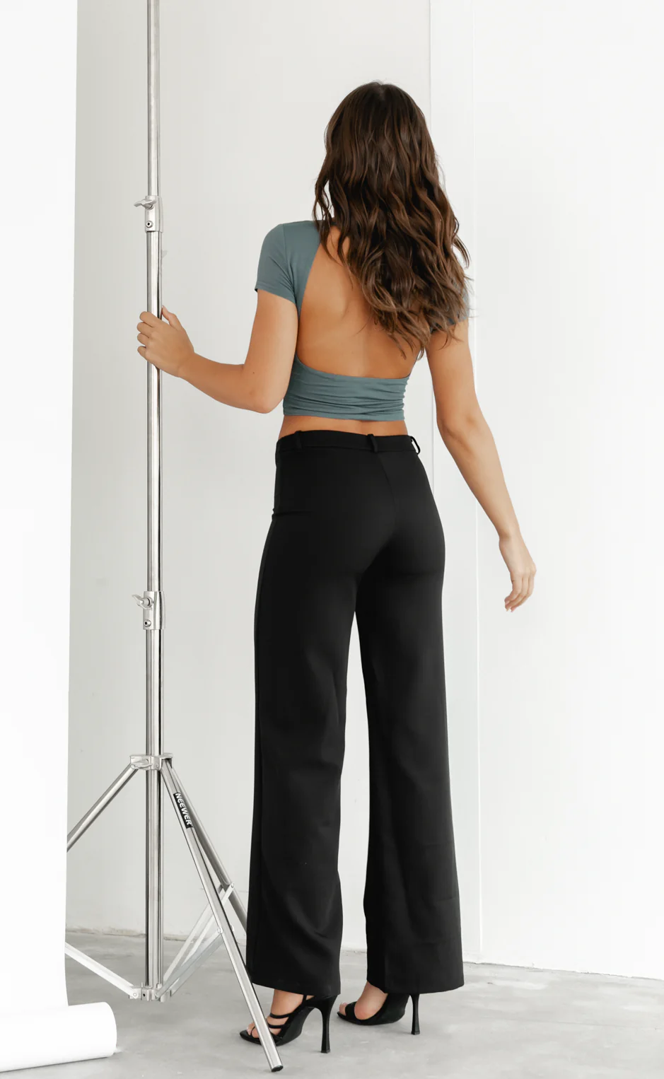 Trouble Backless Top (Teal) - Image 5