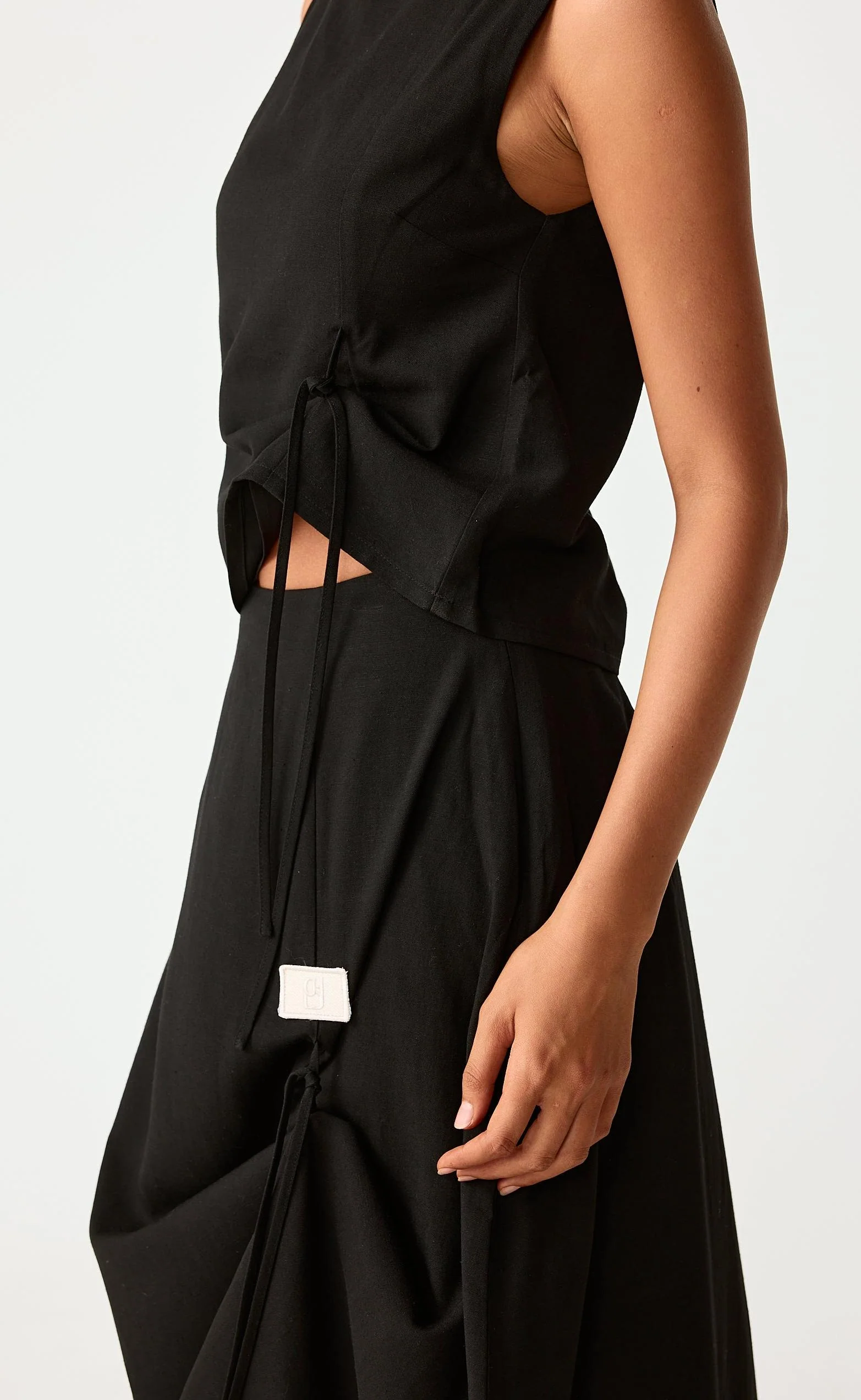 Troy Maxi Skirt (Black) - Image 4