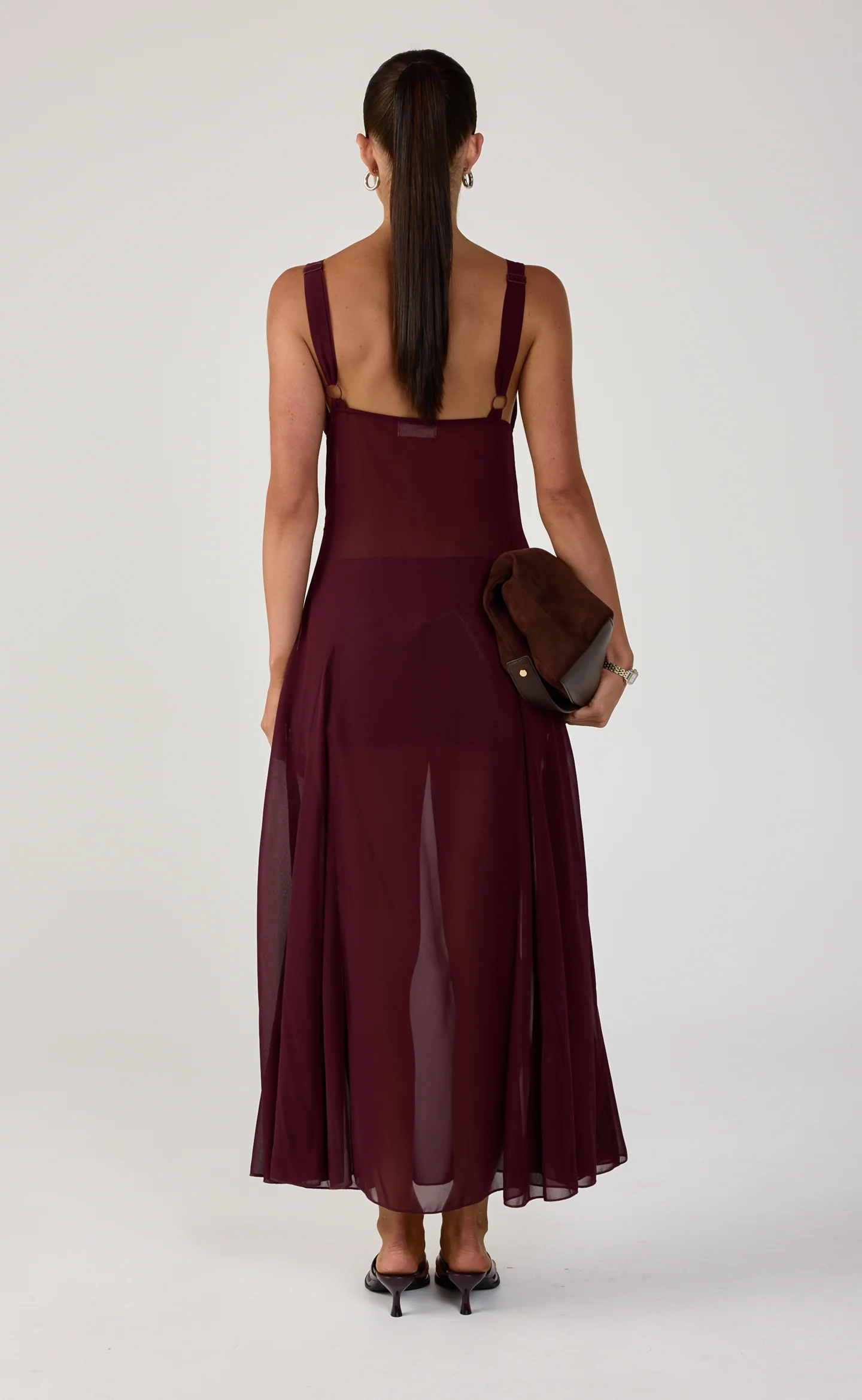 Two Step Maxi Dress (Plum) - Image 5