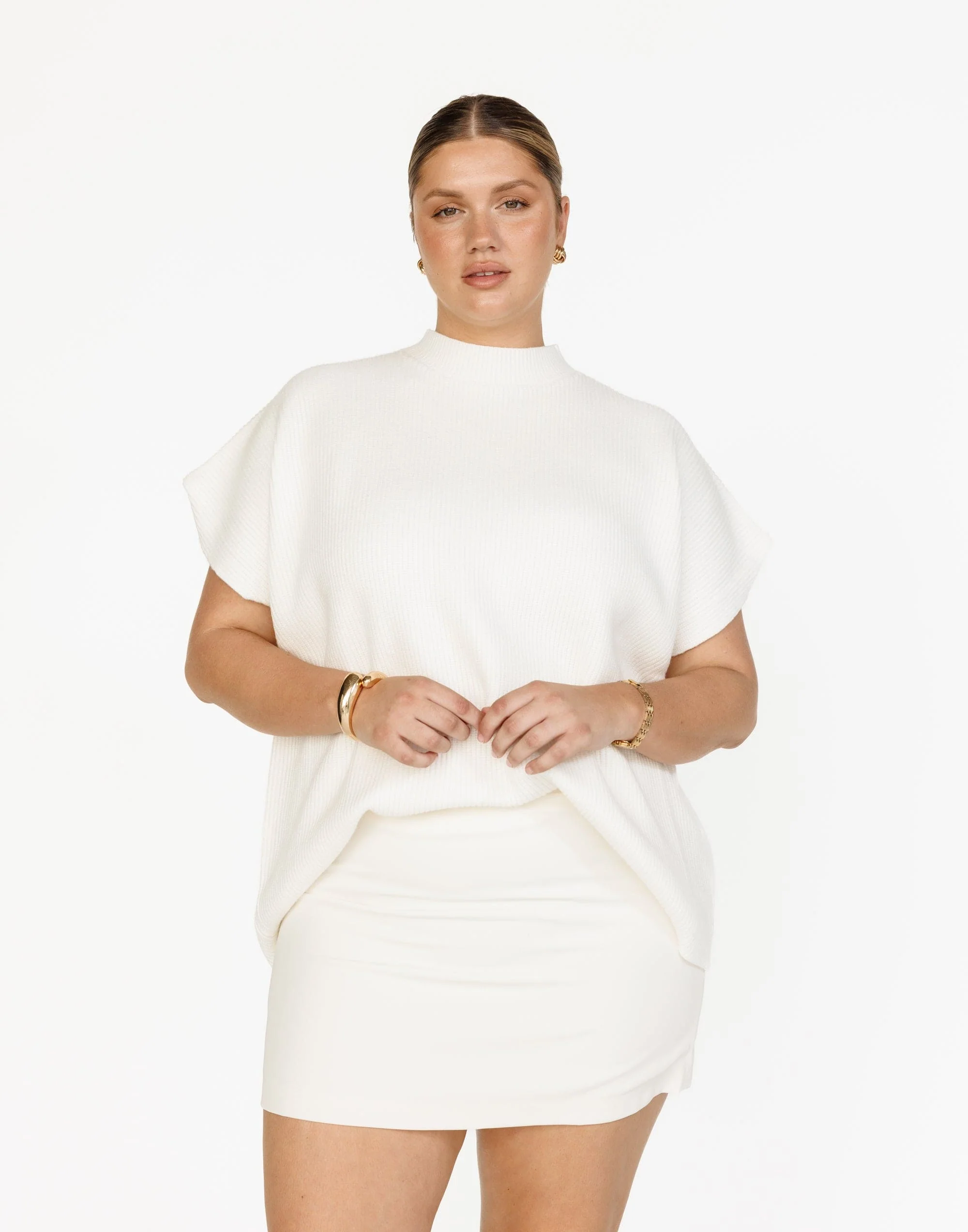 Valeria Mini Skirt (Milk) - Image 5