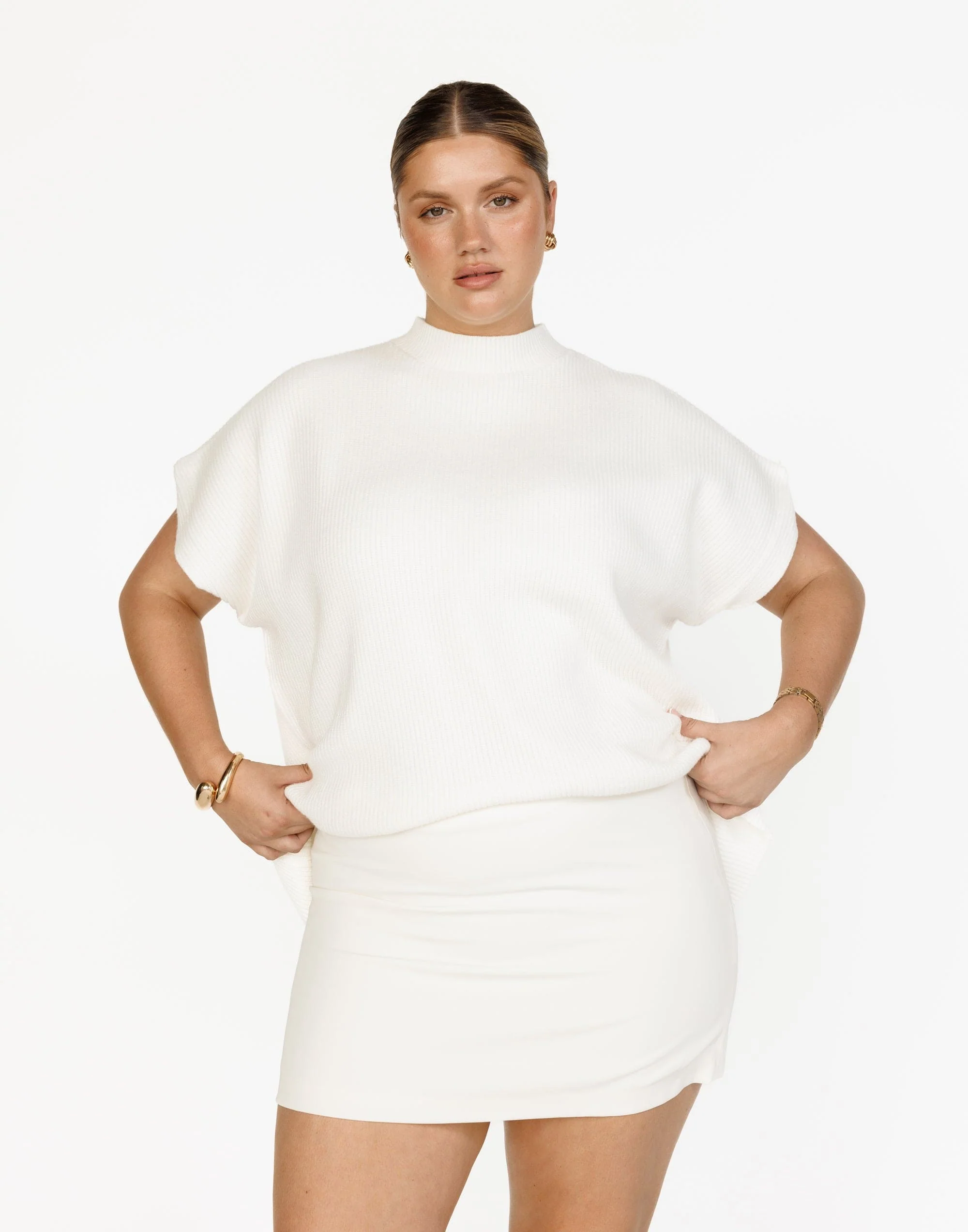 Valeria Mini Skirt (Milk) - Image 6