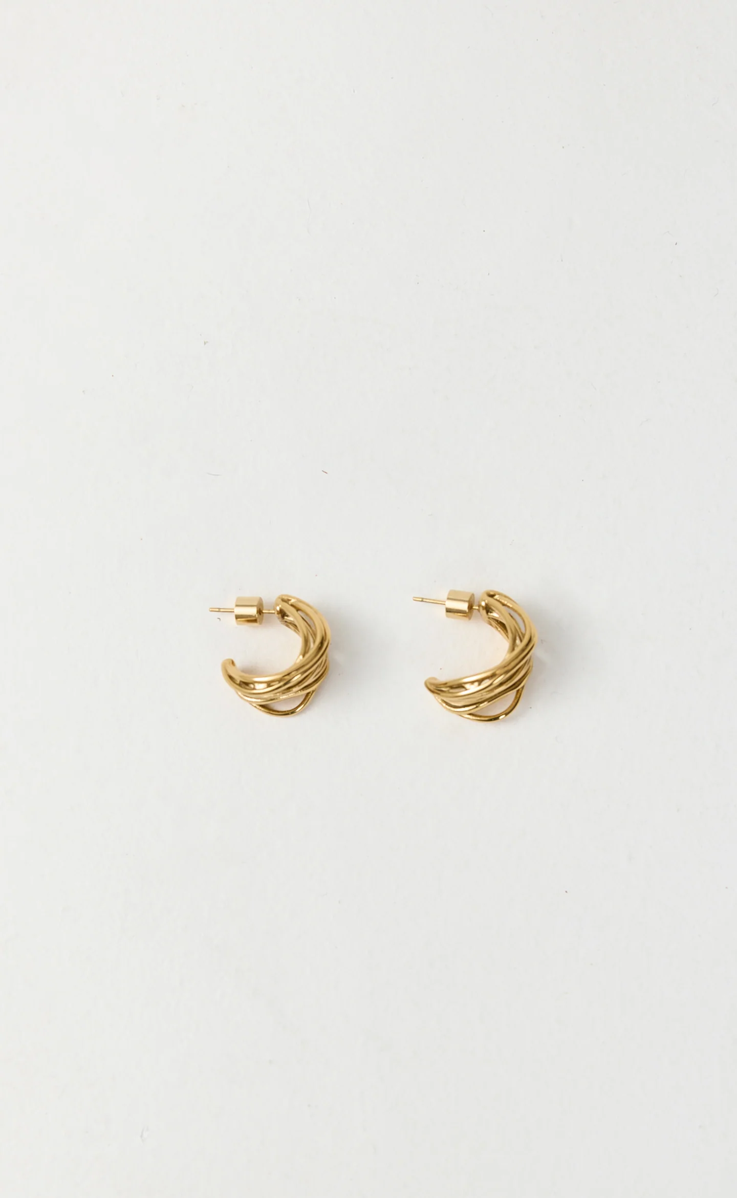 Veda Earrings (Gold) - Image 3