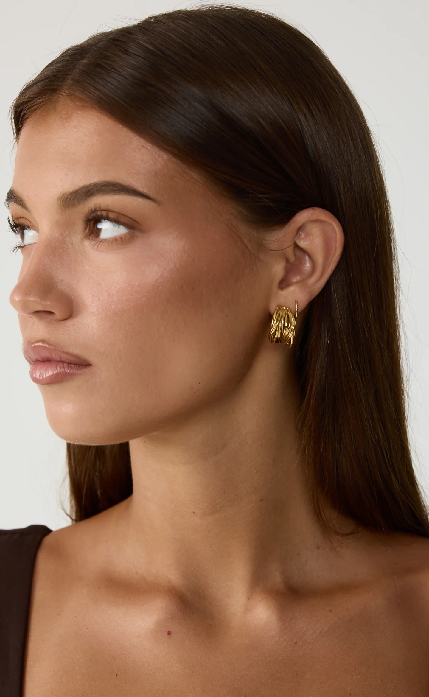 Veda Earrings (Gold) - Image 4