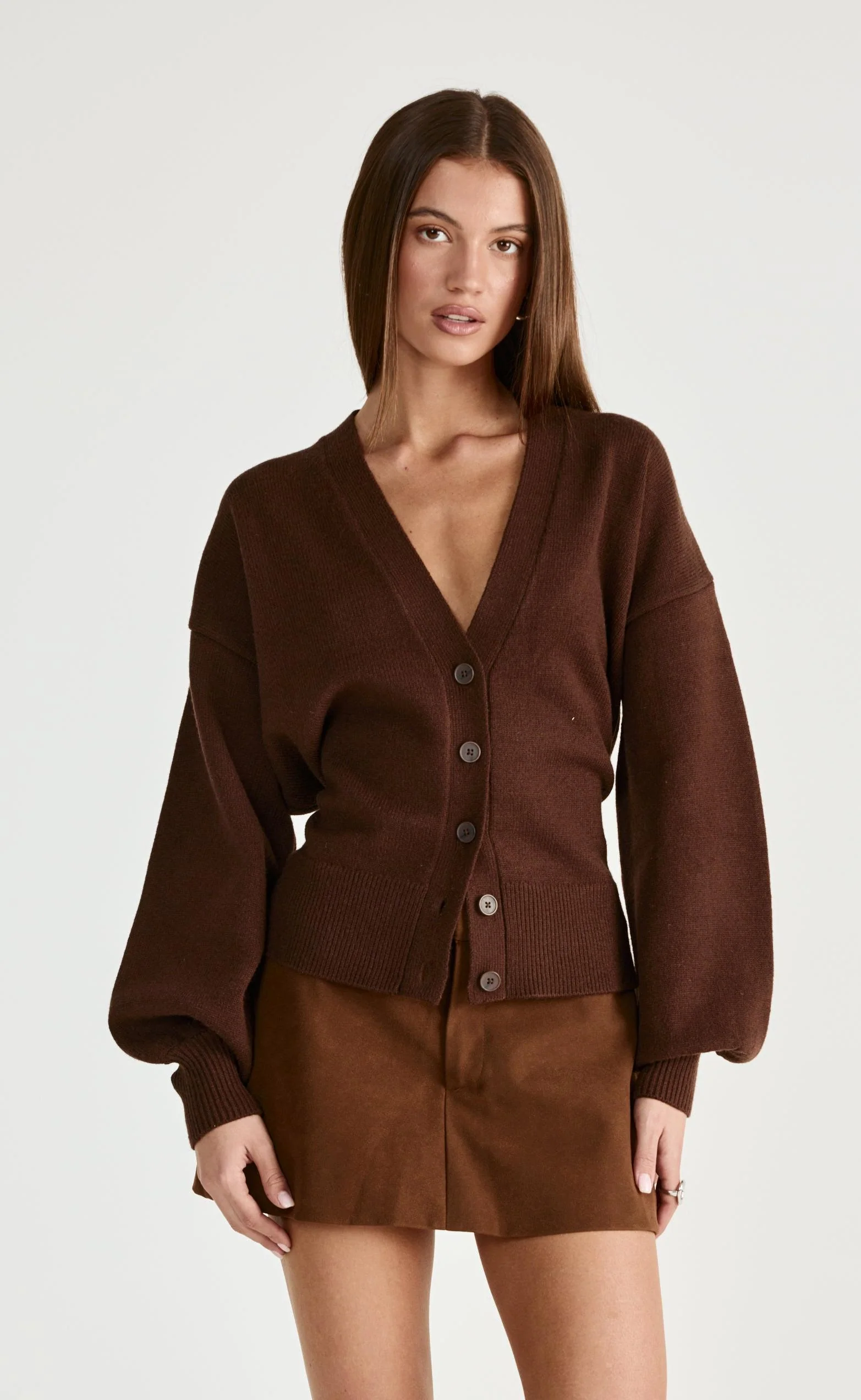 Vespera Cardigan (Chocolate) - Image 3