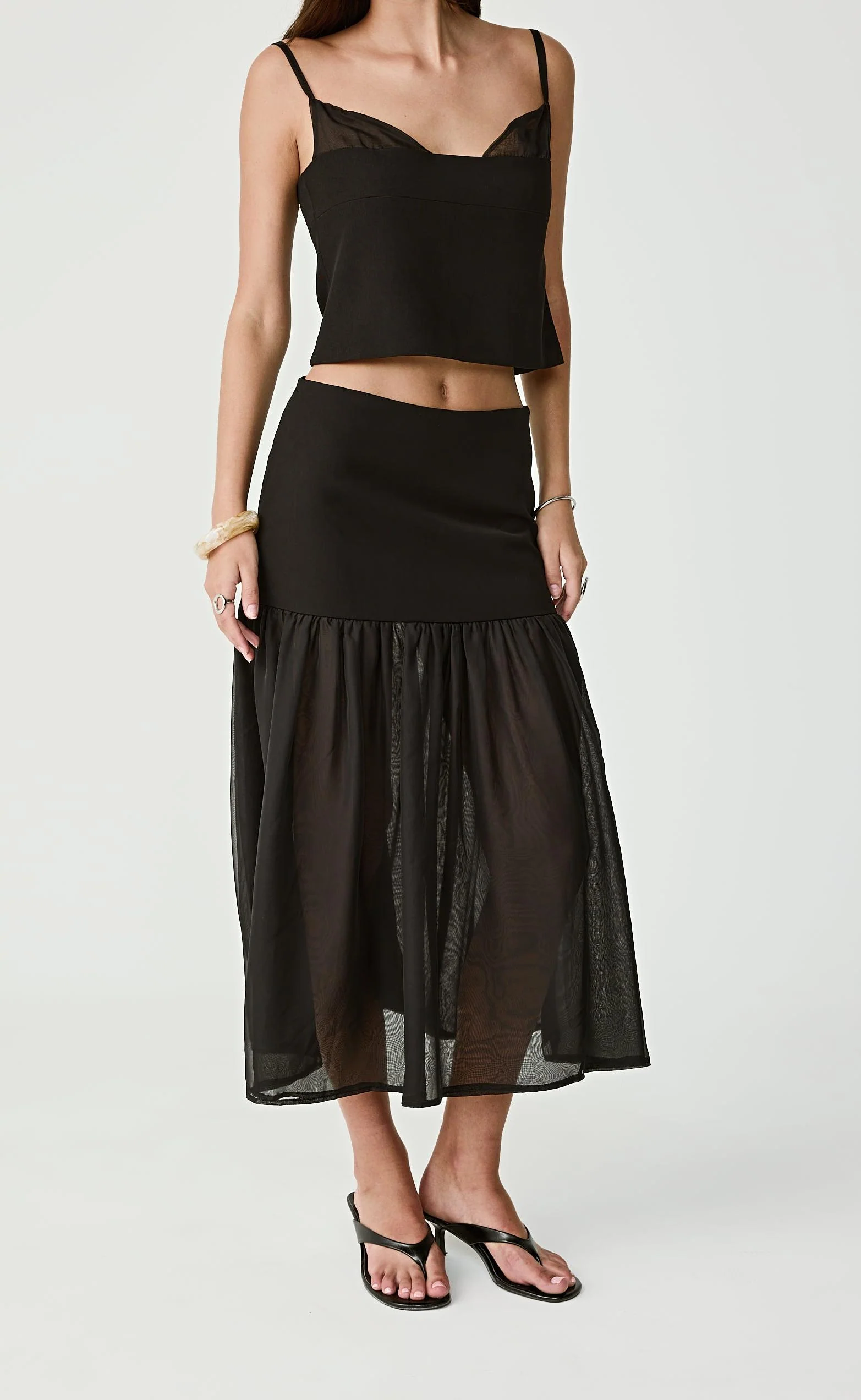 Watson Midi Skirt (Black) - Image 5