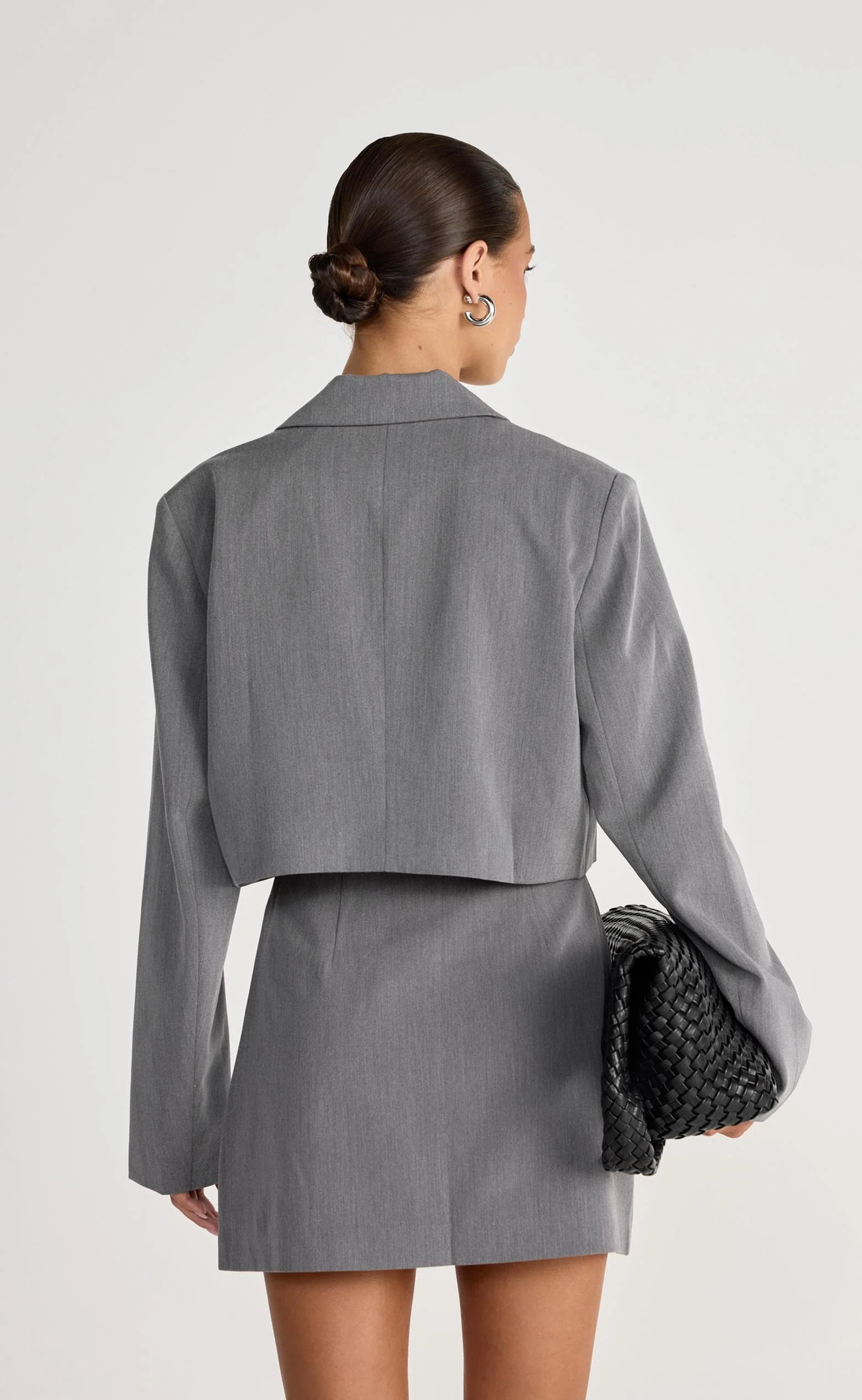 Waverly Mini Skirt (Grey) - Image 6