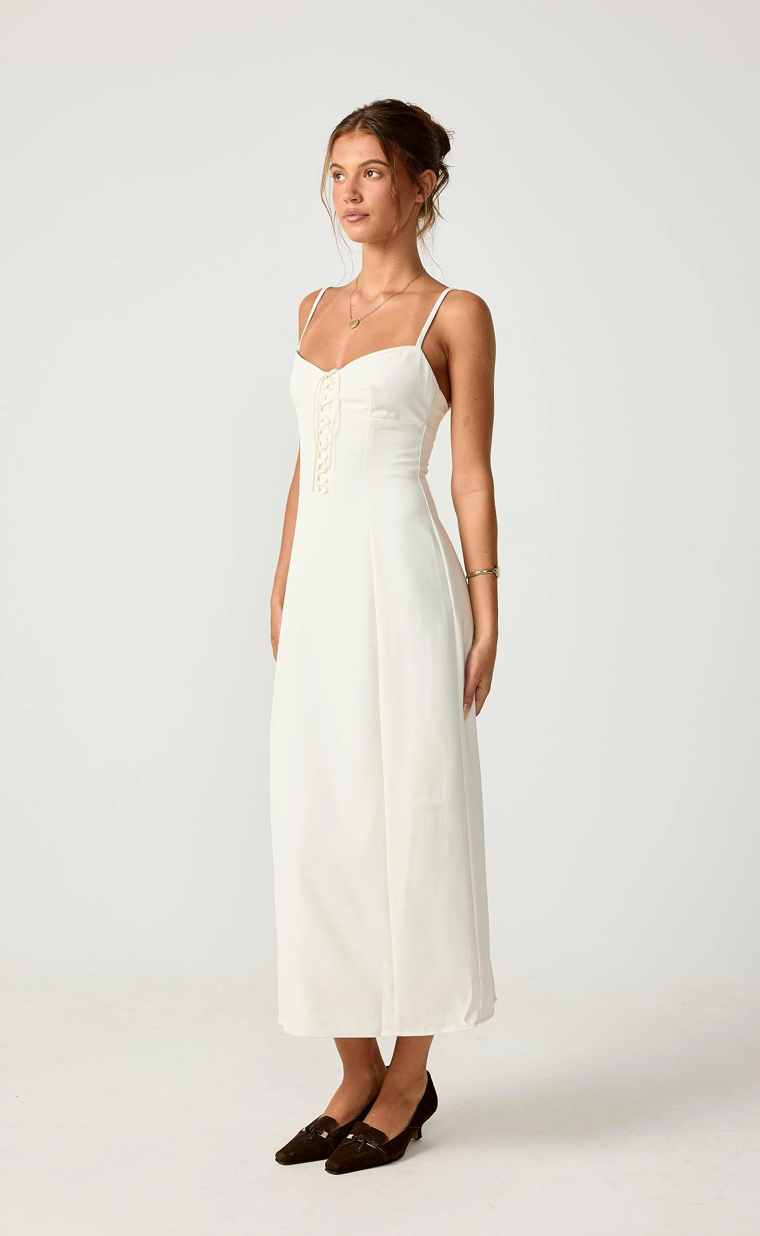 Whirlwind Love Midi Dress (Oat) - Image 3
