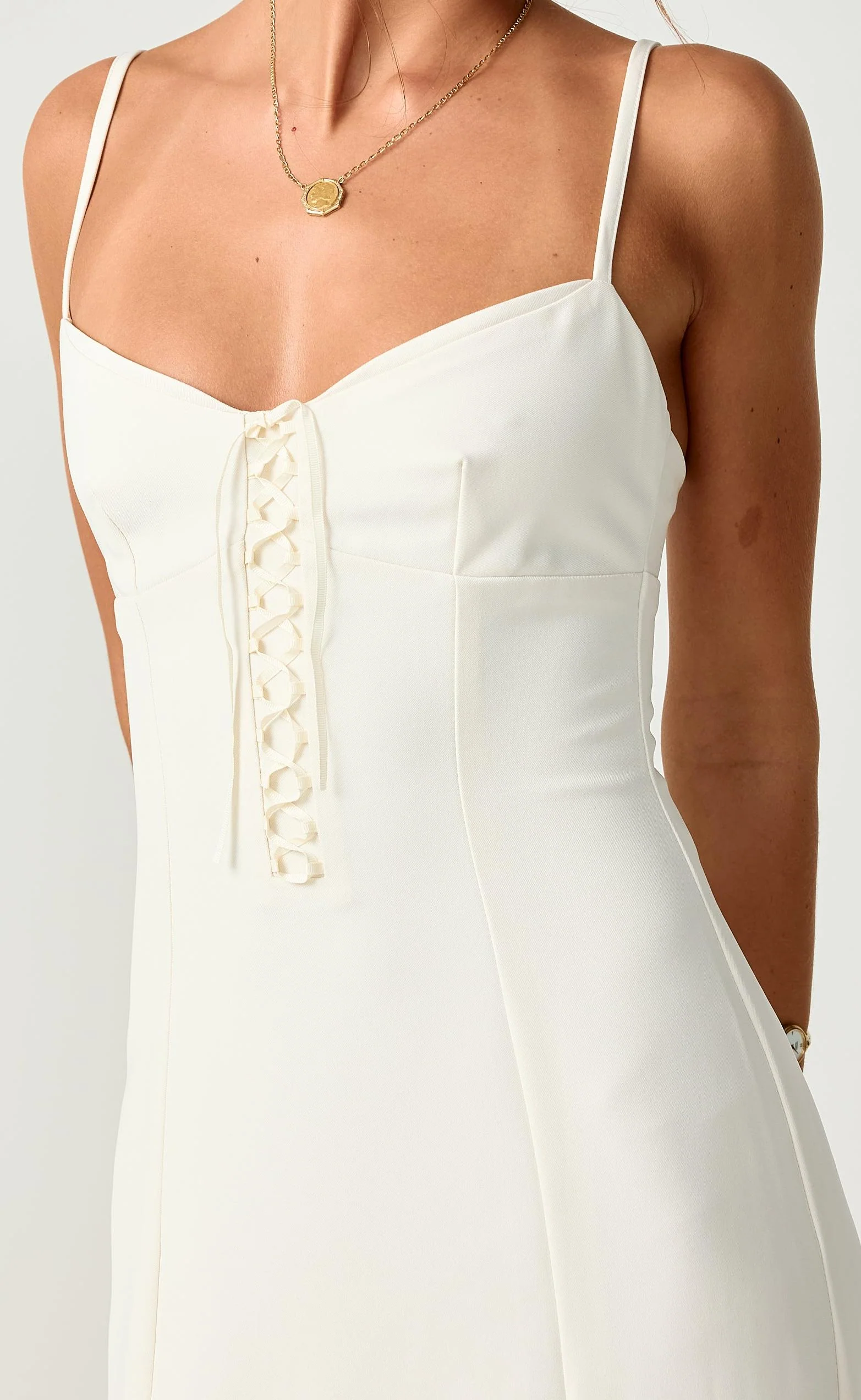 Whirlwind Love Midi Dress (Oat) - Image 5