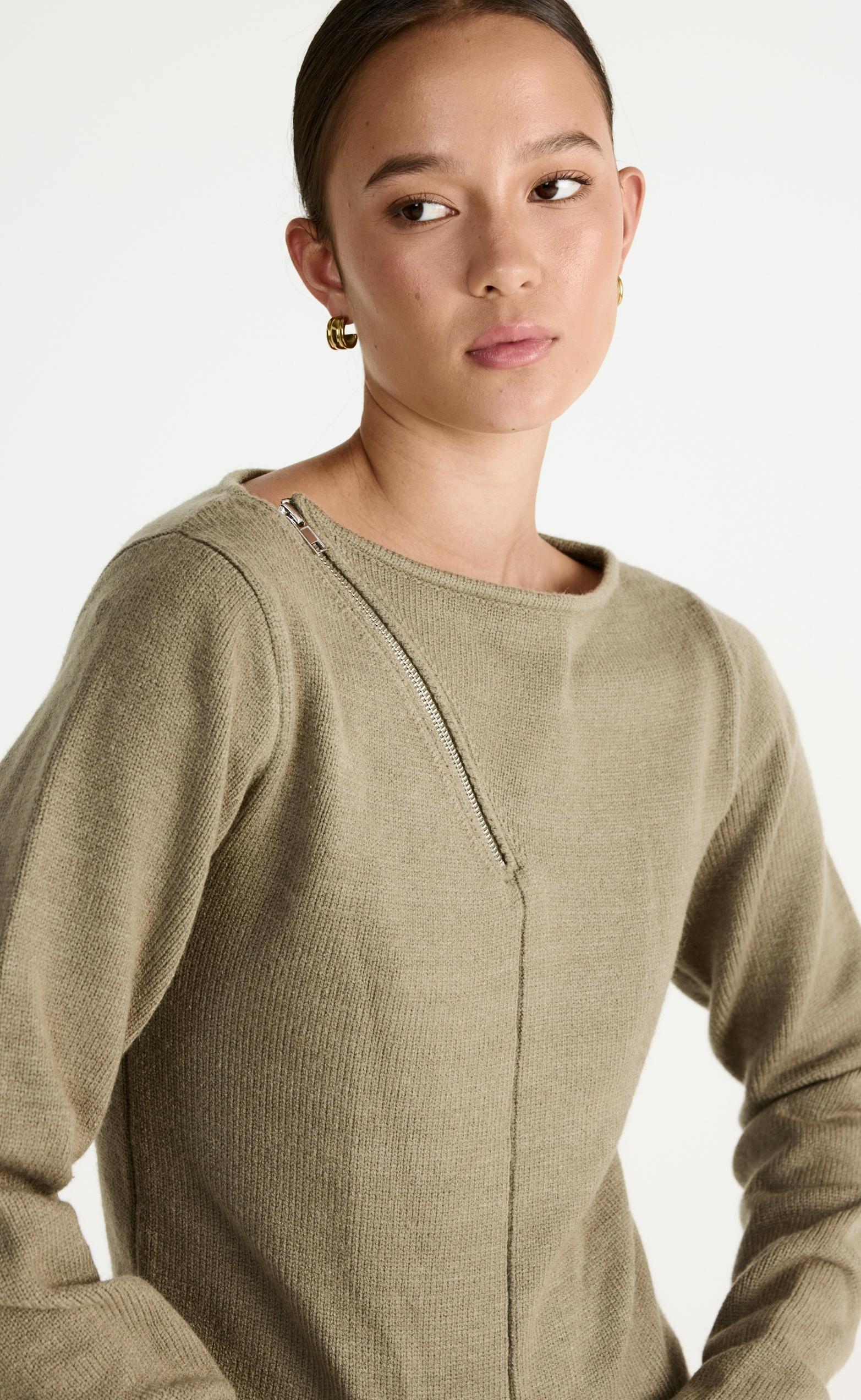 Wynter Long Sleeve Top (Dusty Olive) - Image 8
